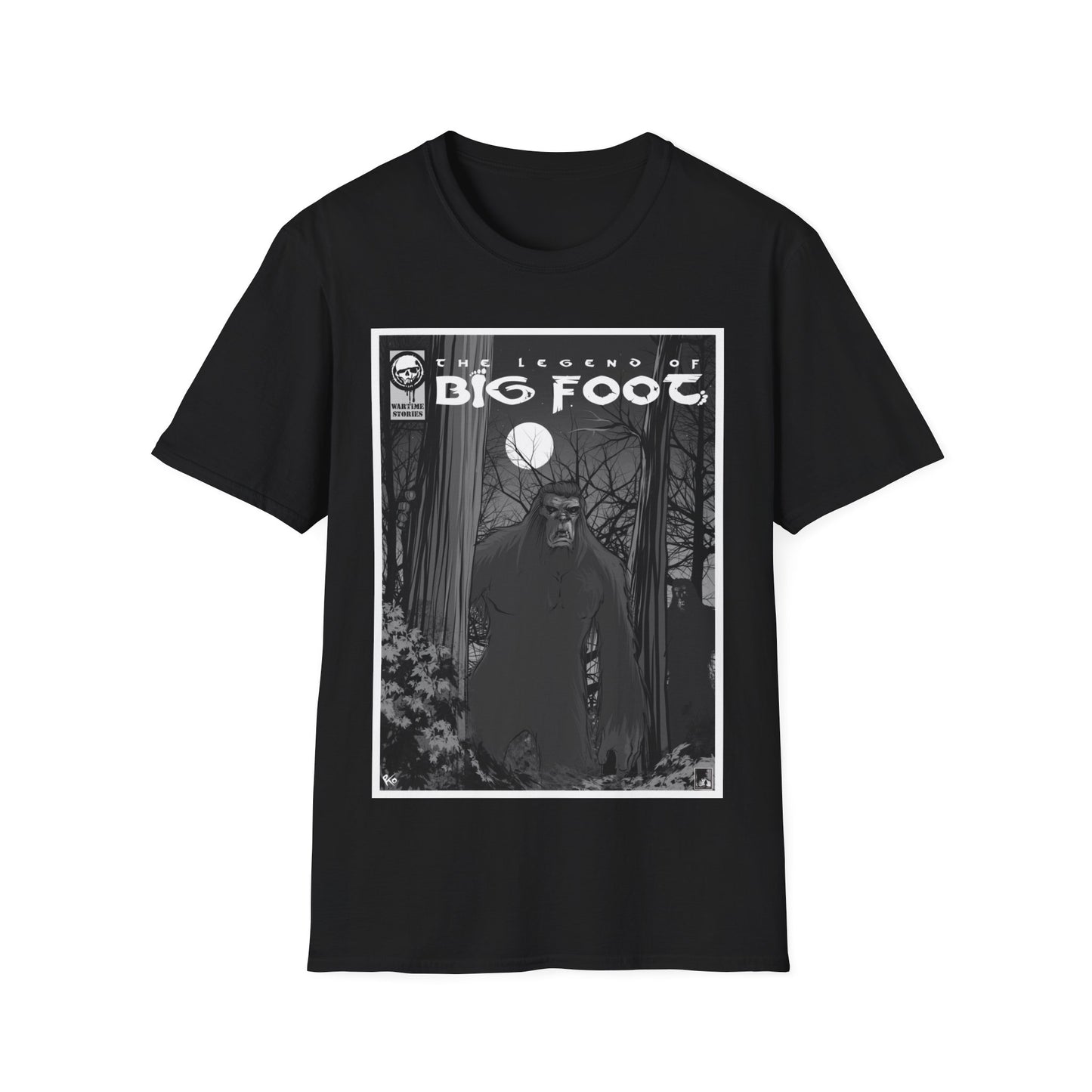 T-Shirt - Legend of Bigfoot (Comic Book Style)