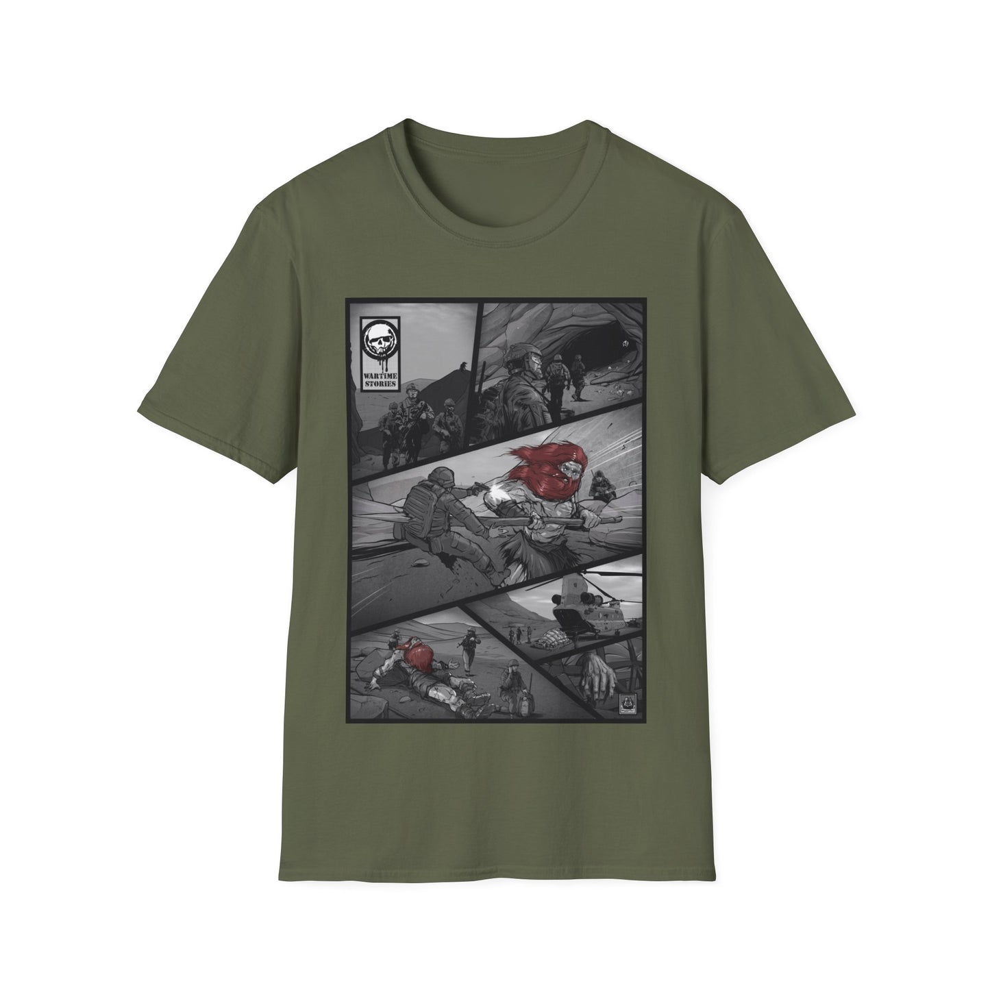 T-Shirt - Kandahar Giant - Full Comic (Comic Book Style)