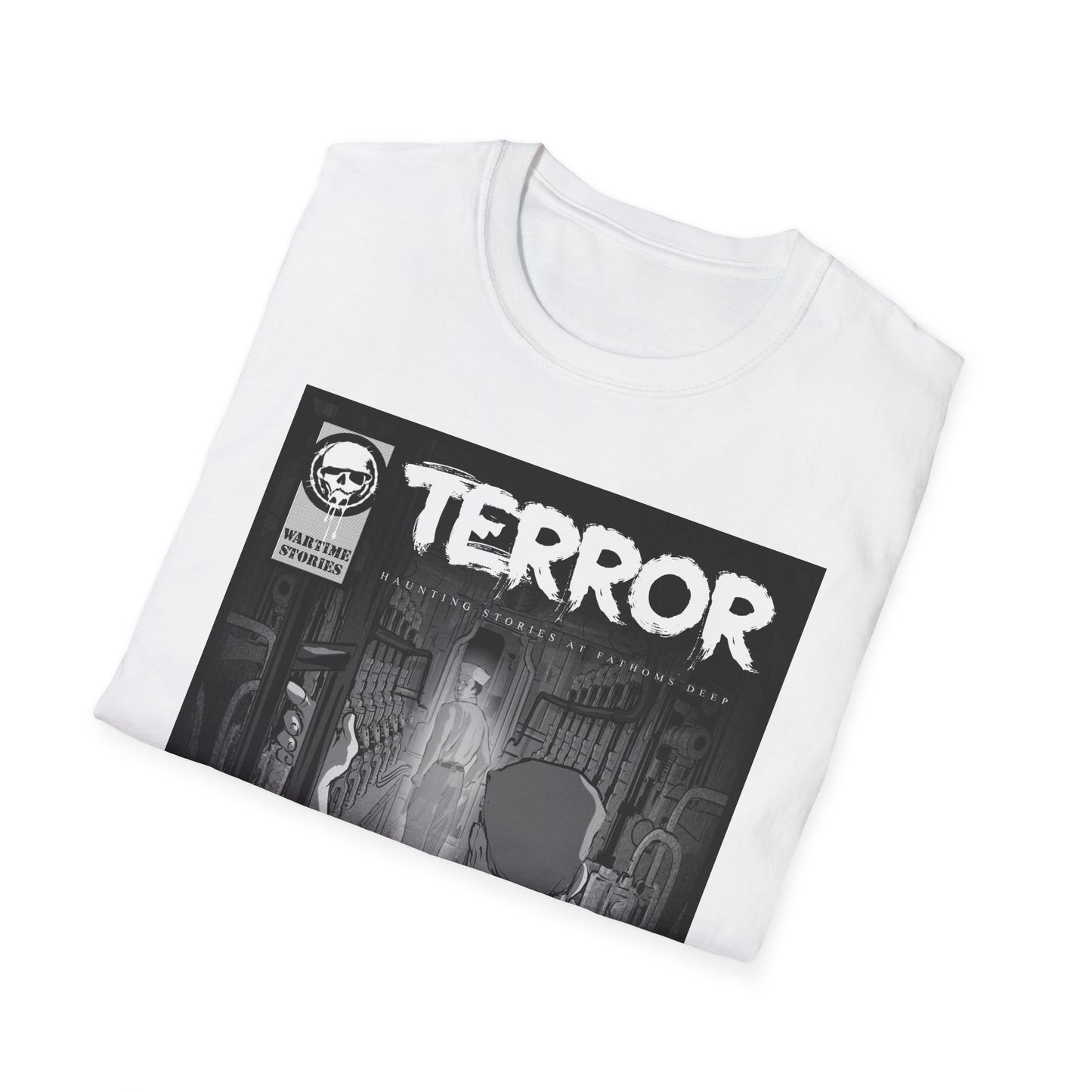 T-Shirt - Terror in the Deep - Engine Room (Comic Book Style)