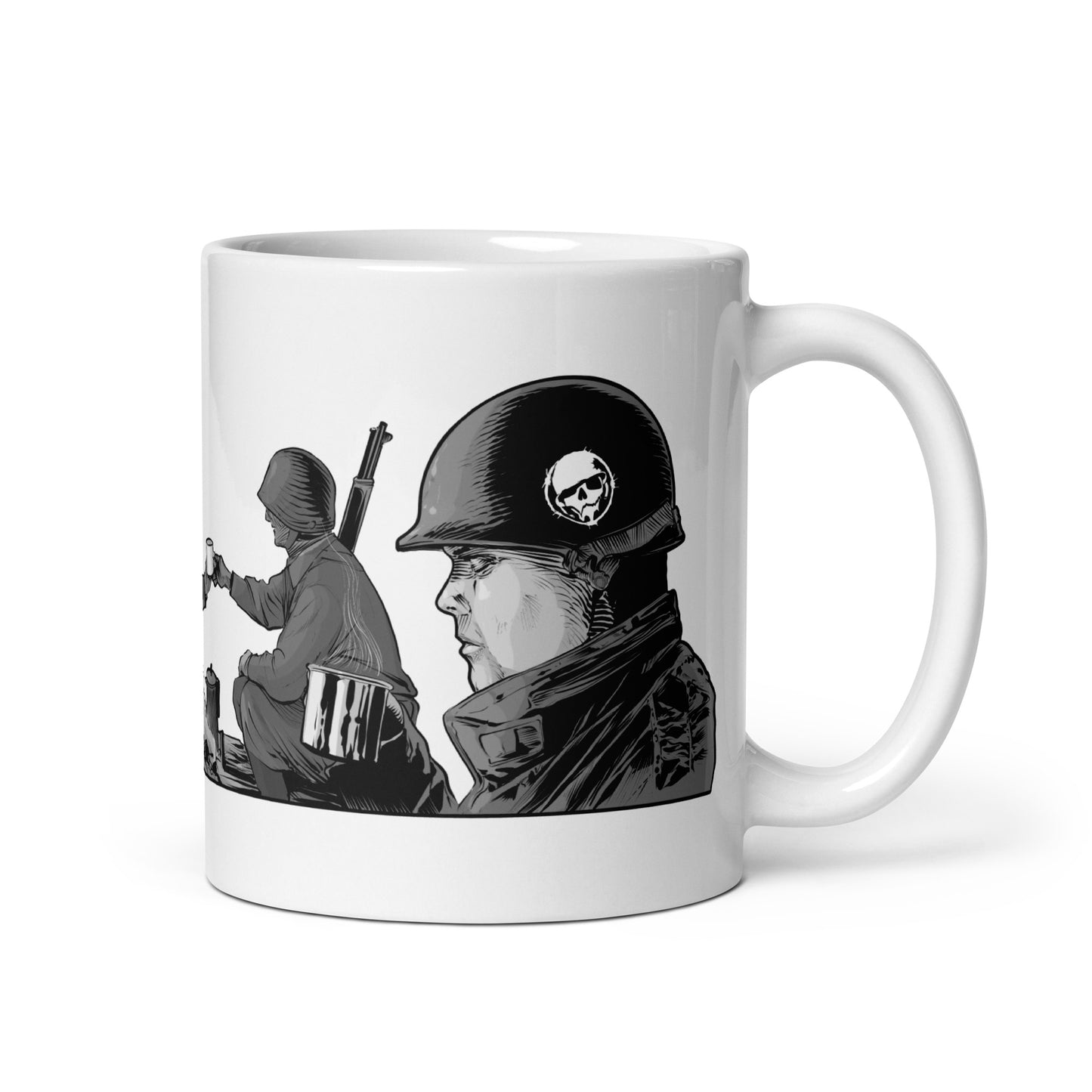 Mug - White glossy - The War Can Wait, I Need This