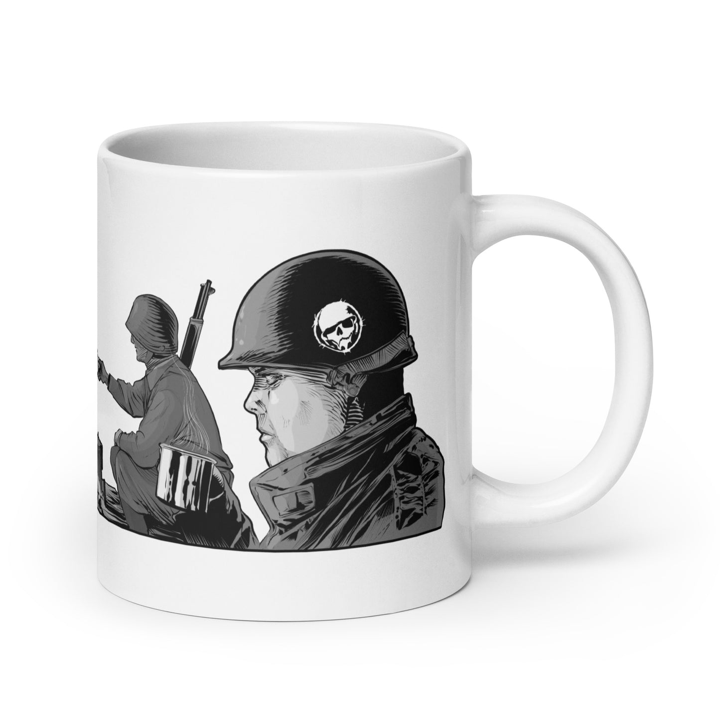 Mug - White glossy - The War Can Wait, I Need This