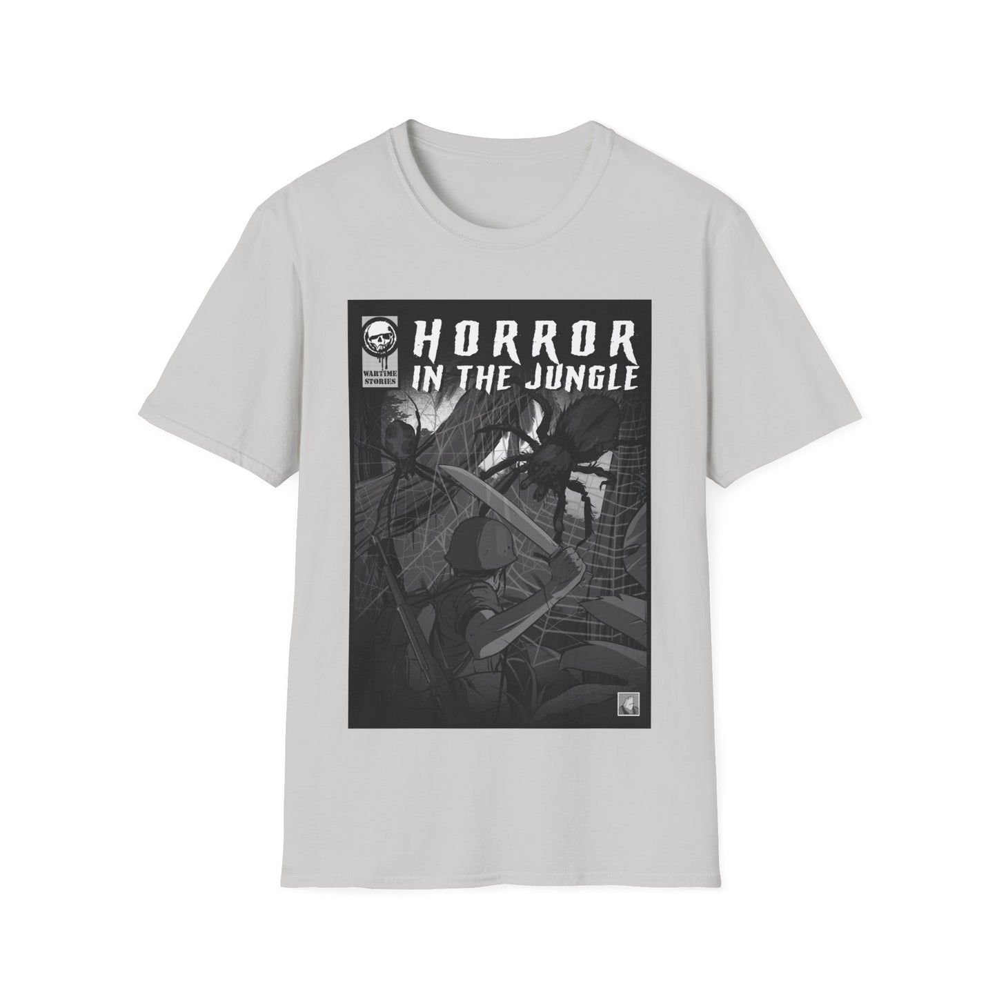 T-Shirt - Spiders - Horror in the Jungle (Comic Book Style)