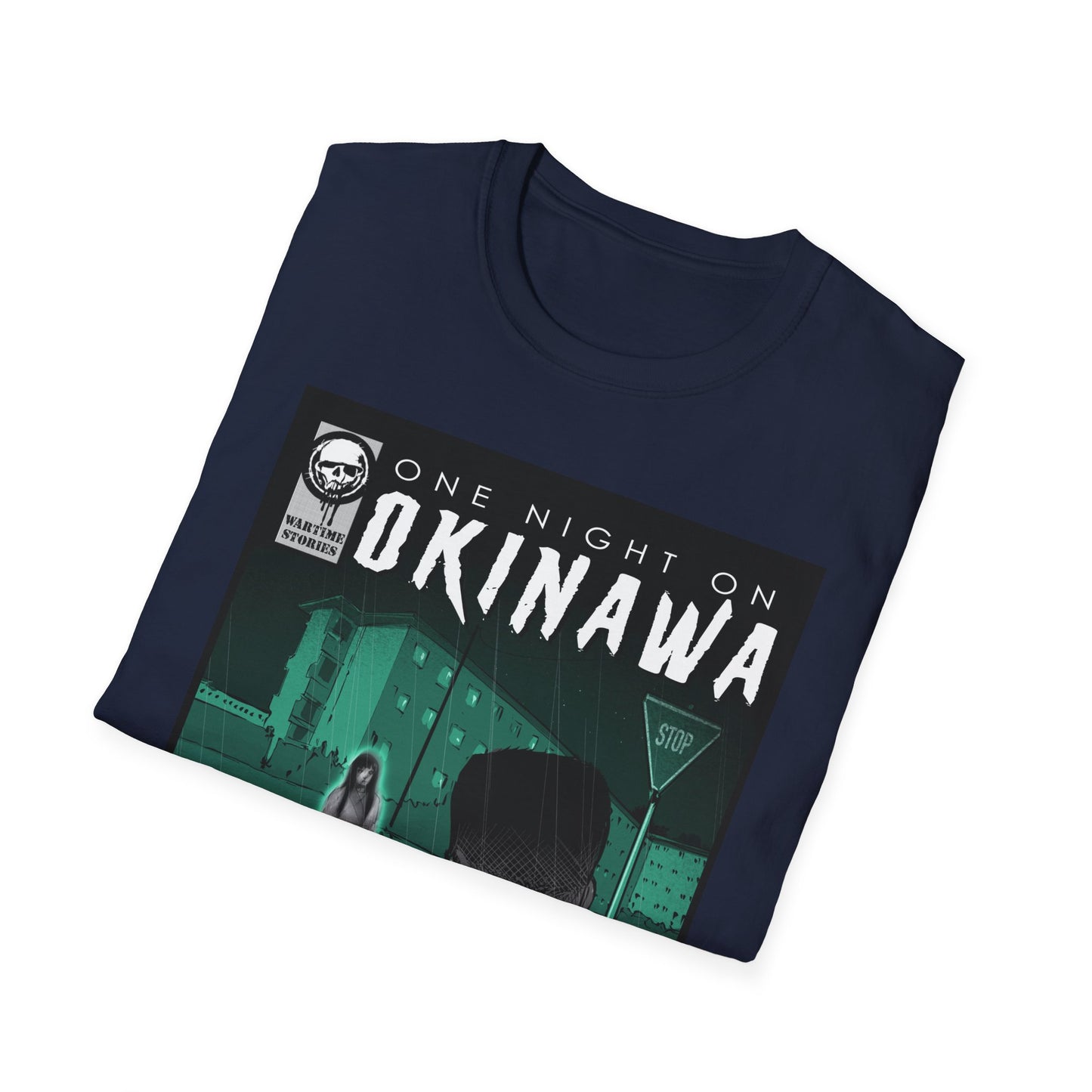 T-Shirt - Okinawa - The Girl at the Barracks (Comic Book Style)