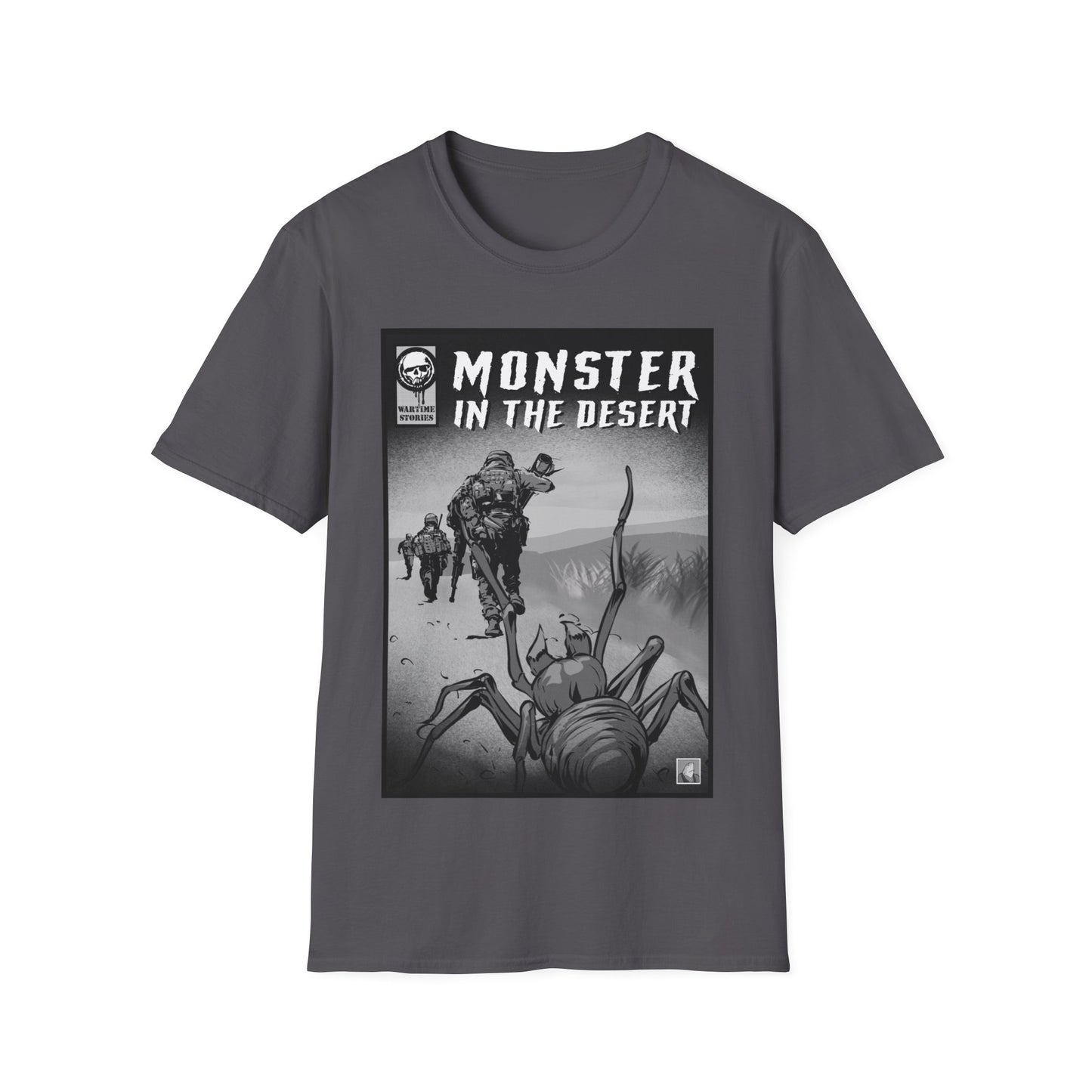 T-Shirt - Spiders - Camel Spider Attack (Comic Book Style)