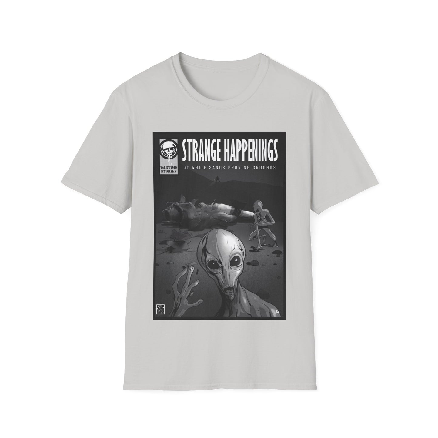 T-Shirt - White Sands Proving Grounds - Missile Inspection (Comic Book Style)