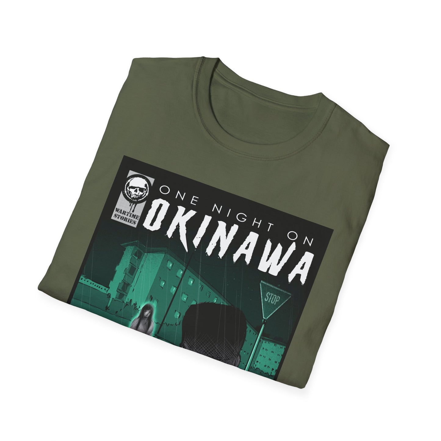 T-Shirt - Okinawa - The Girl at the Barracks (Comic Book Style)