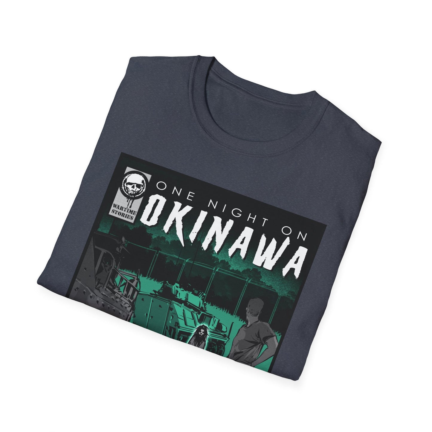 T-Shirt - Okinawa - The Girl on the Ramp (Comic Book Style)