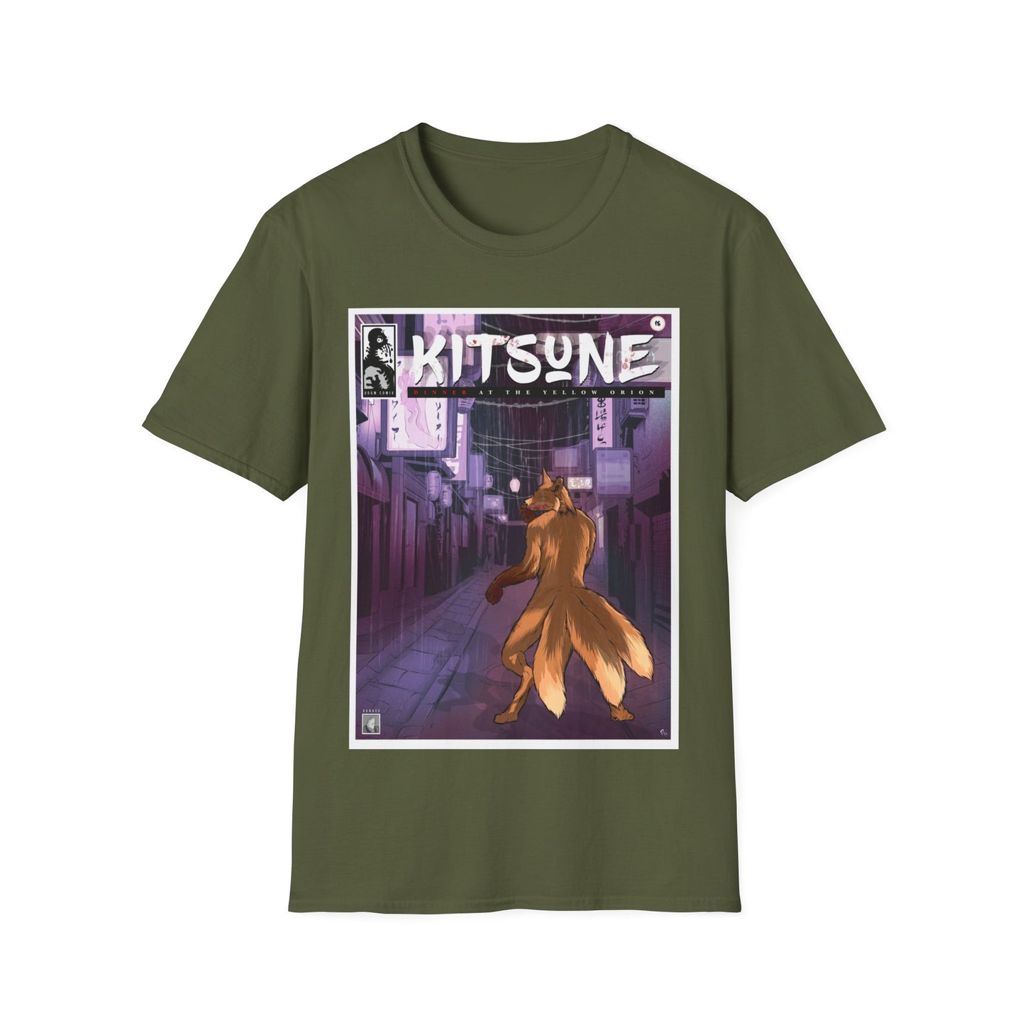 T-Shirt - The Kitsune (Comic Book Style)