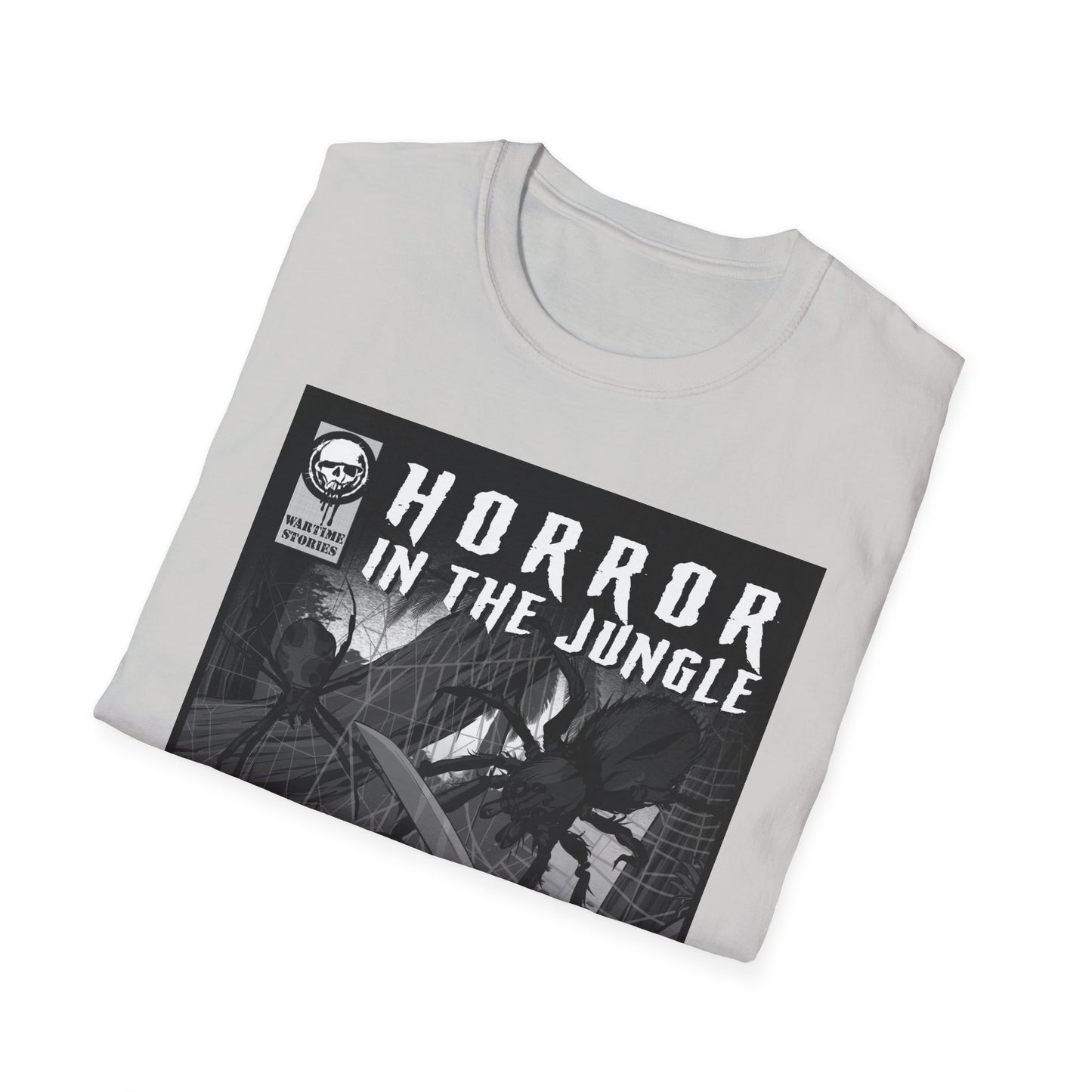 T-Shirt - Spiders - Horror in the Jungle (Comic Book Style)