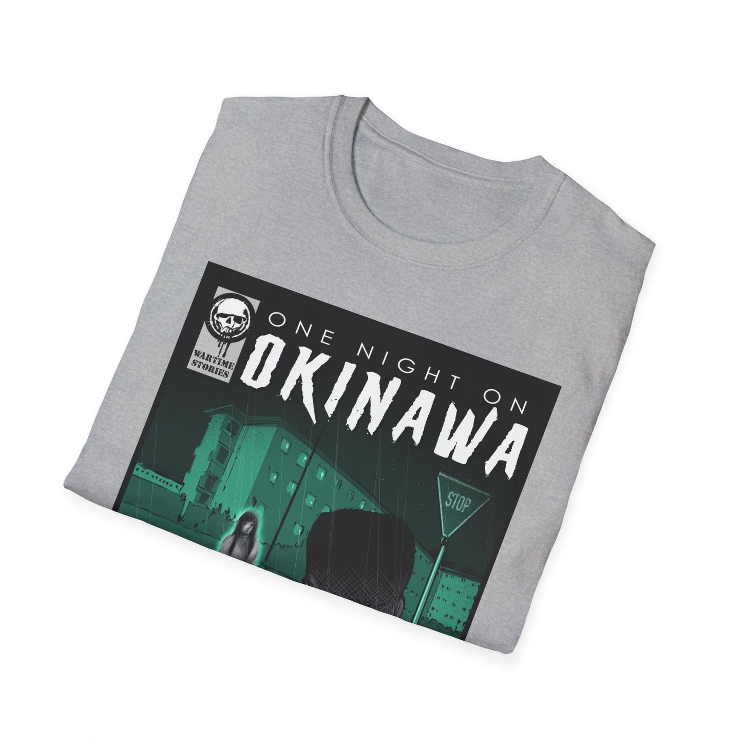 T-Shirt - Okinawa - The Girl at the Barracks (Comic Book Style)