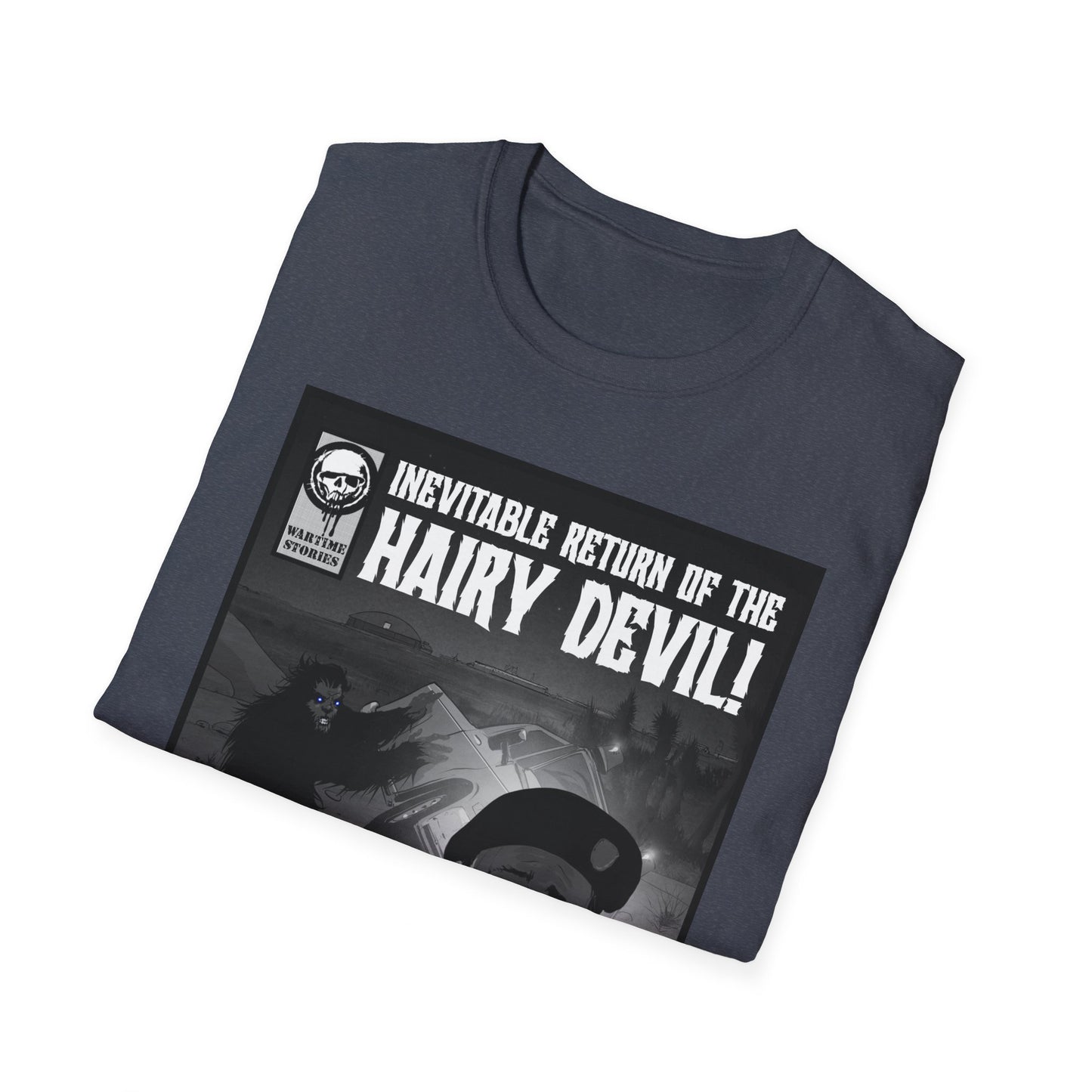 T-Shirt - Edwards AFB - Blue-Eyed Devil (Comic Book Style)