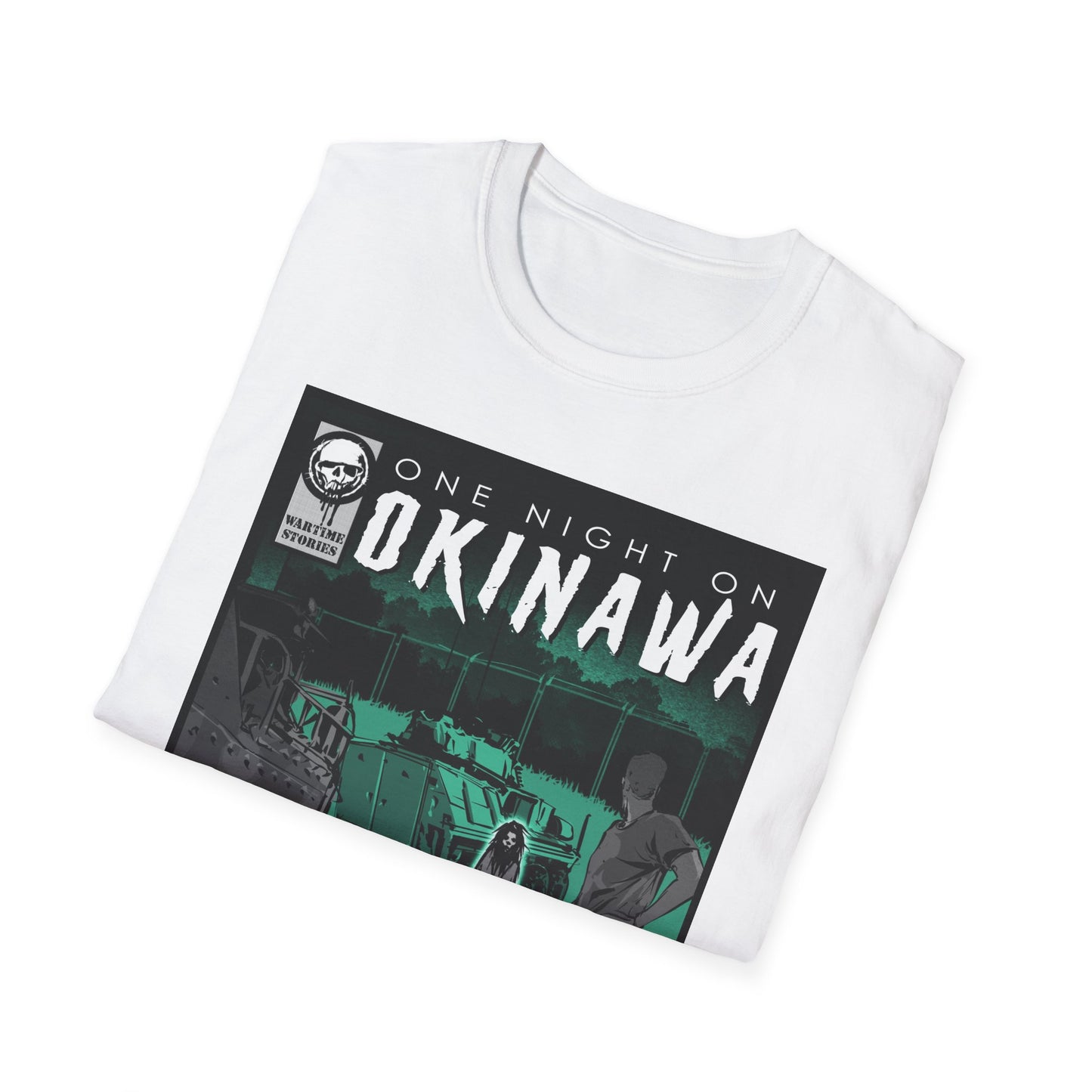 T-Shirt - Okinawa - The Girl on the Ramp (Comic Book Style)