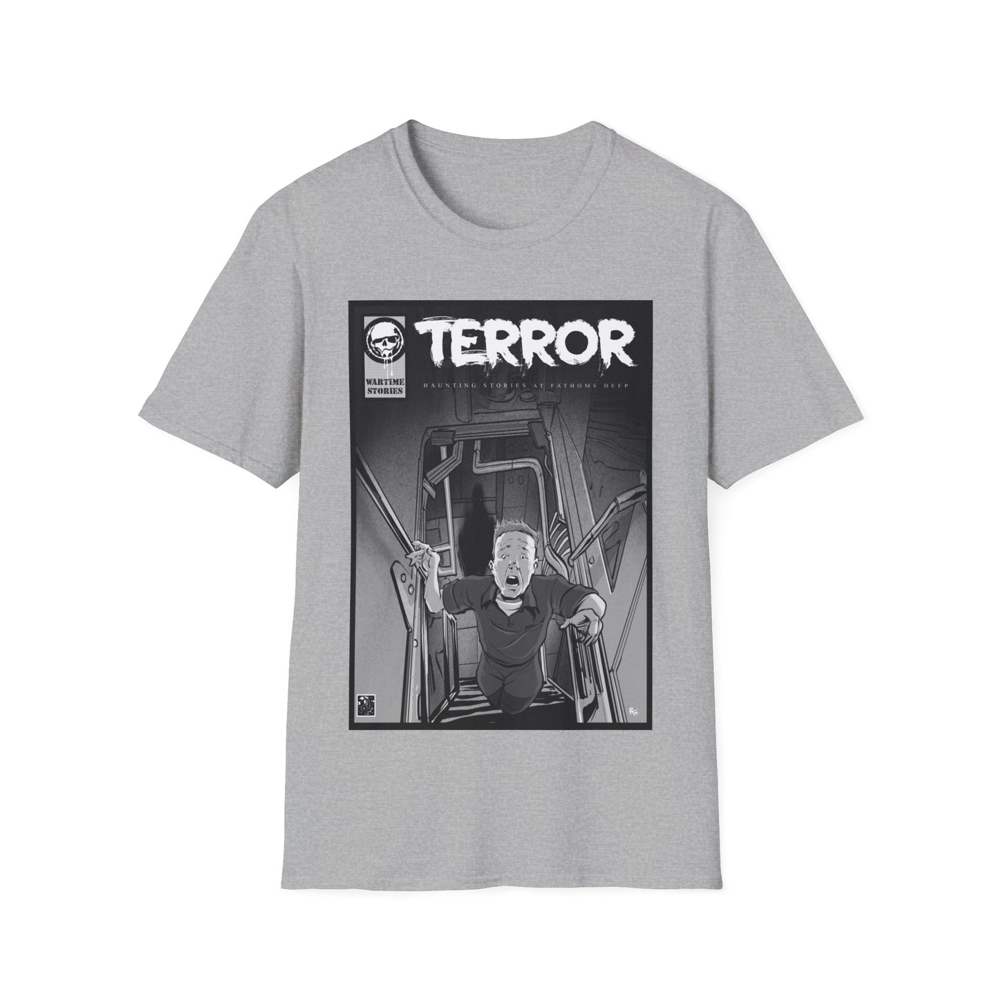 T-Shirt - Terror in the Deep - Shaft Alley (Comic Book Style)