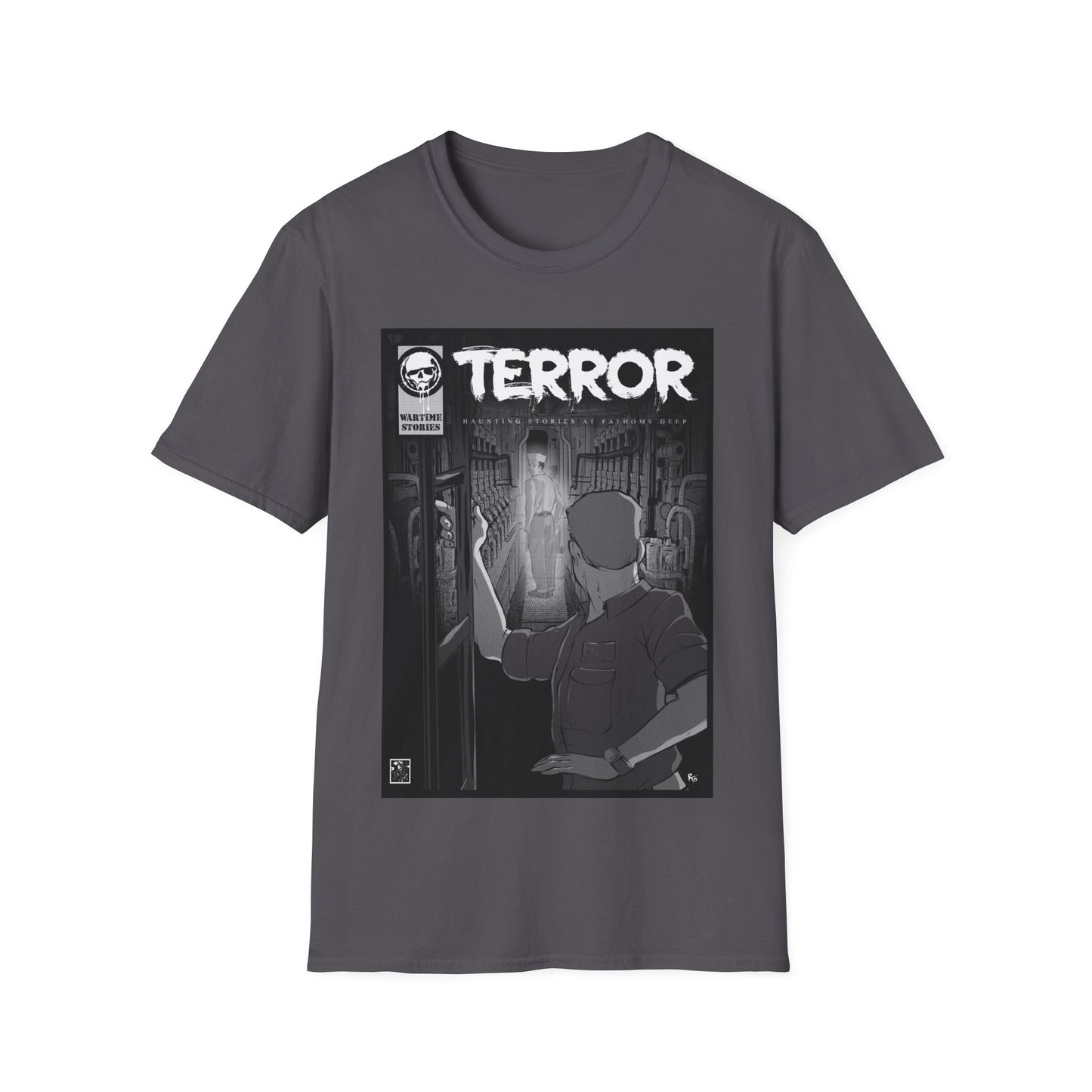 T-Shirt - Terror in the Deep - Engine Room (Comic Book Style)