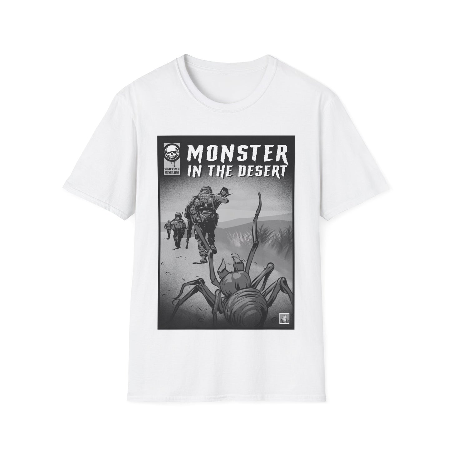 T-Shirt - Spiders - Camel Spider Attack (Comic Book Style)