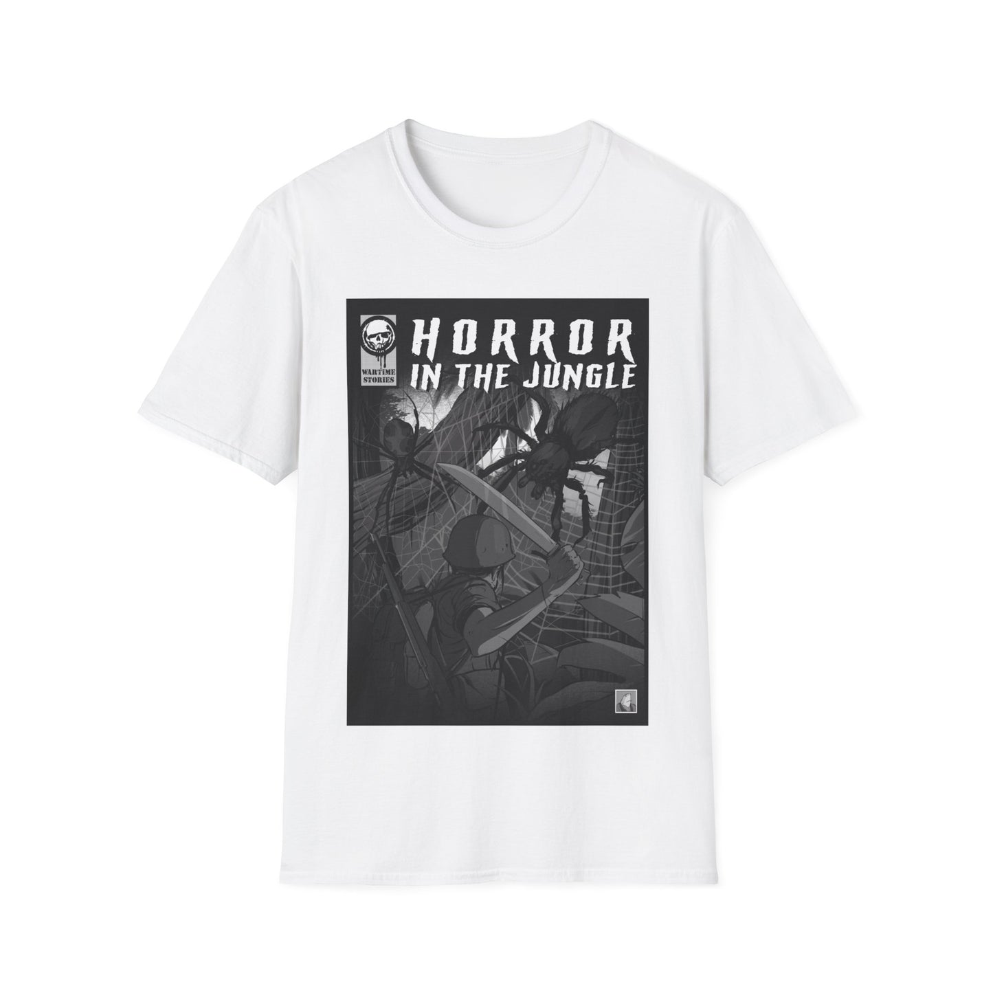 T-Shirt - Spiders - Horror in the Jungle (Comic Book Style)