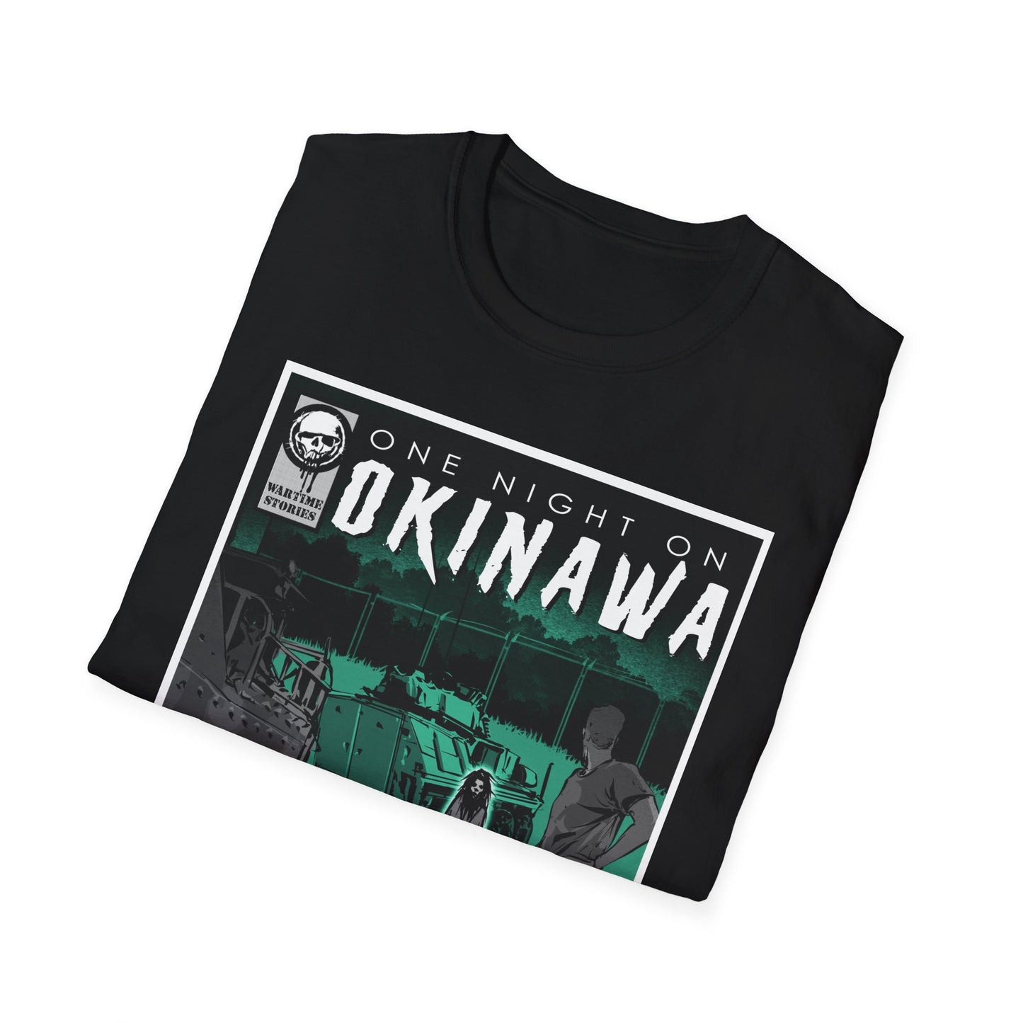 T-Shirt - Okinawa - The Girl on the Ramp (Comic Book Style)