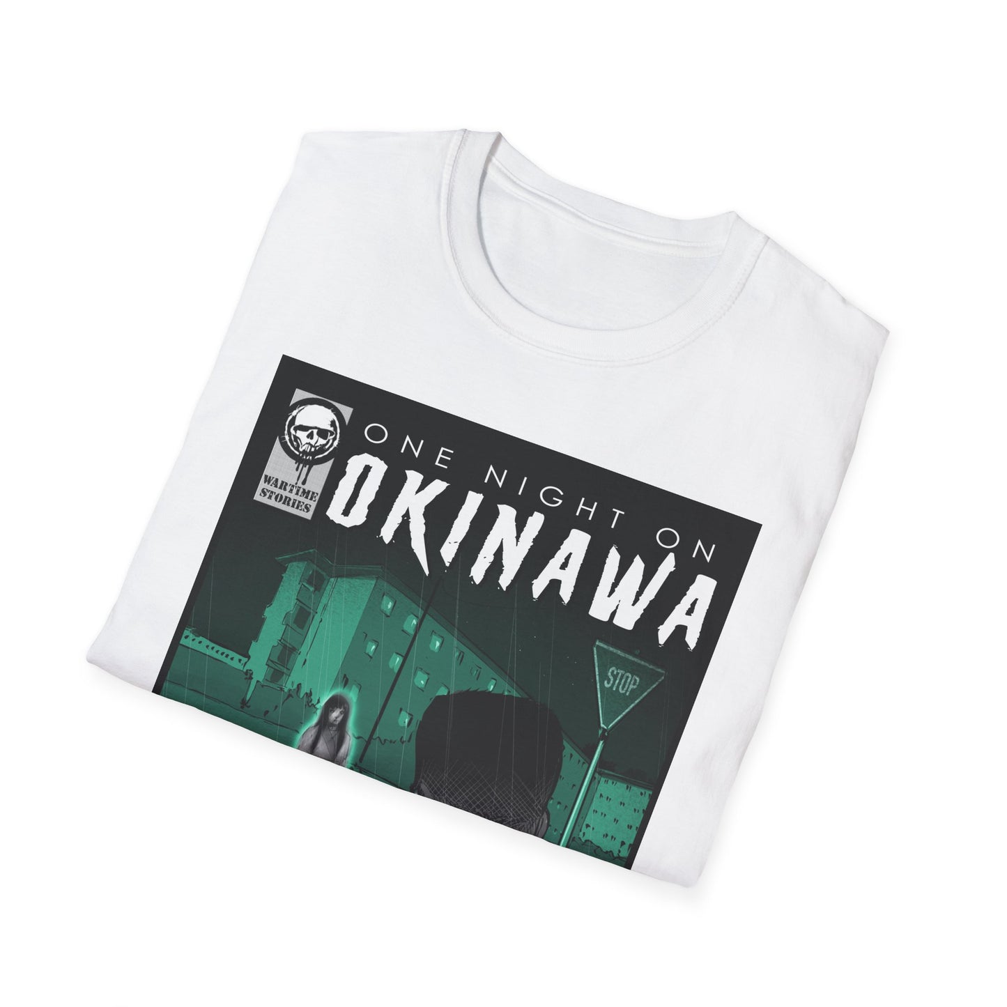 T-Shirt - Okinawa - The Girl at the Barracks (Comic Book Style)