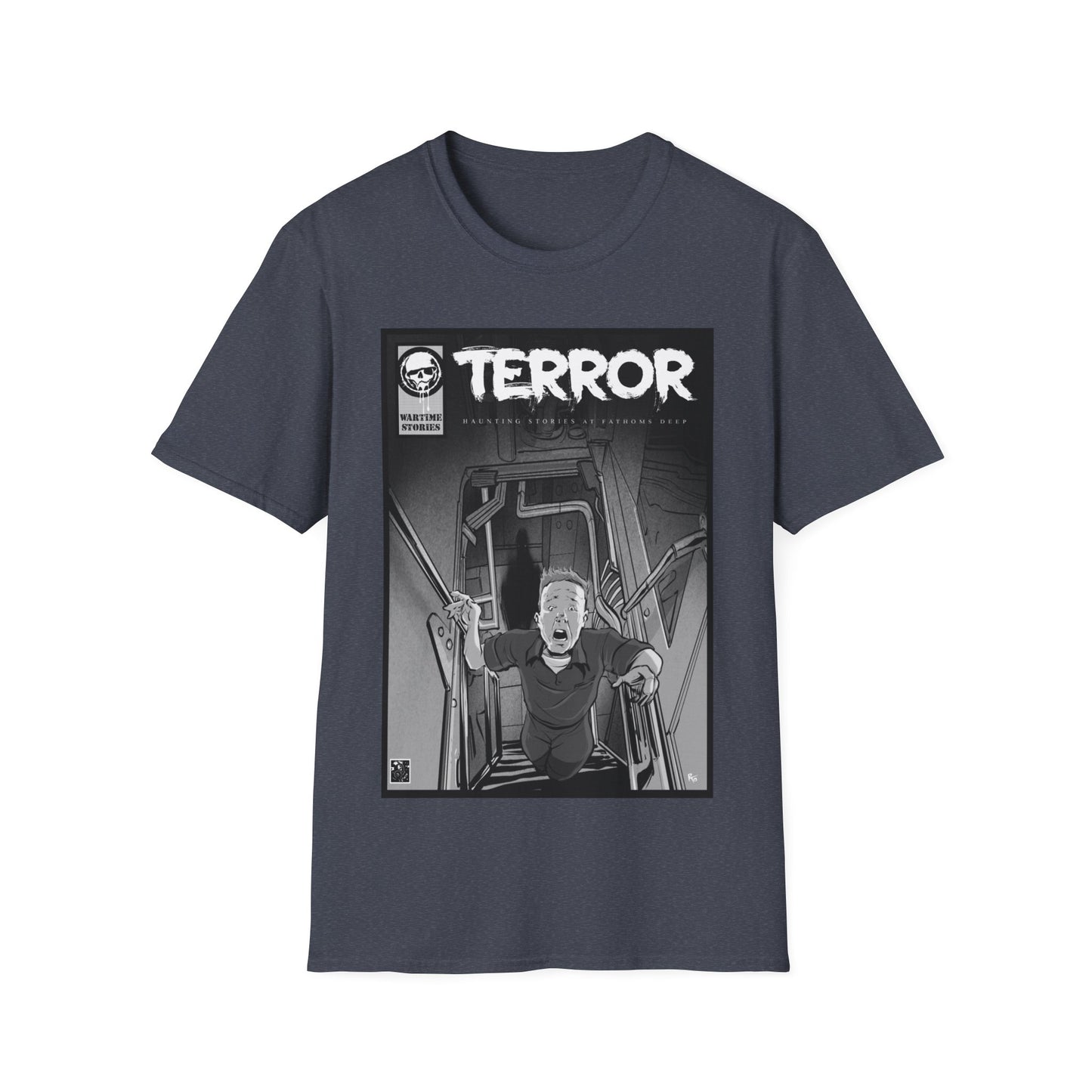 T-Shirt - Terror in the Deep - Shaft Alley (Comic Book Style)