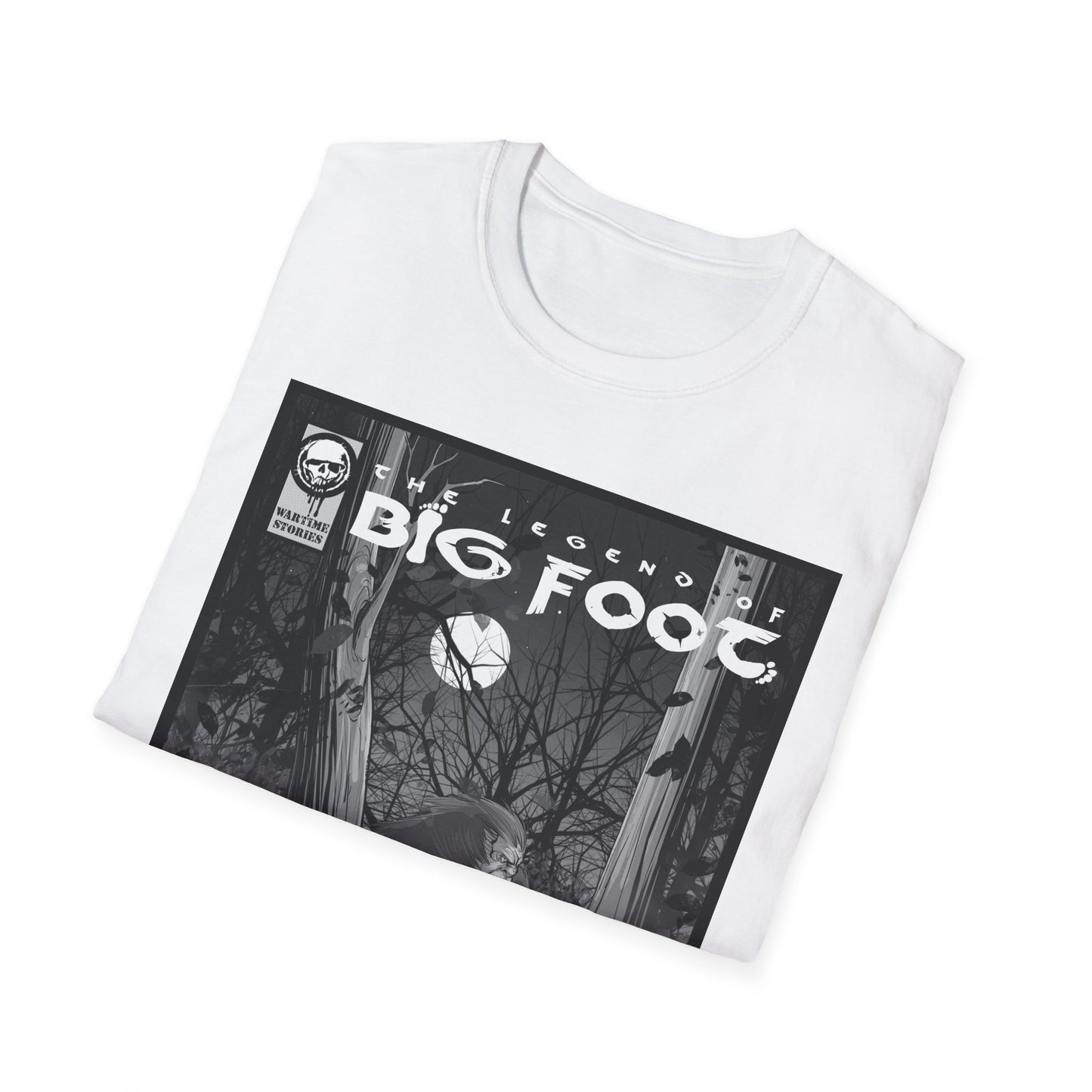 T-Shirt - Legend of Bigfoot - Shampe - (Comic Book Style)