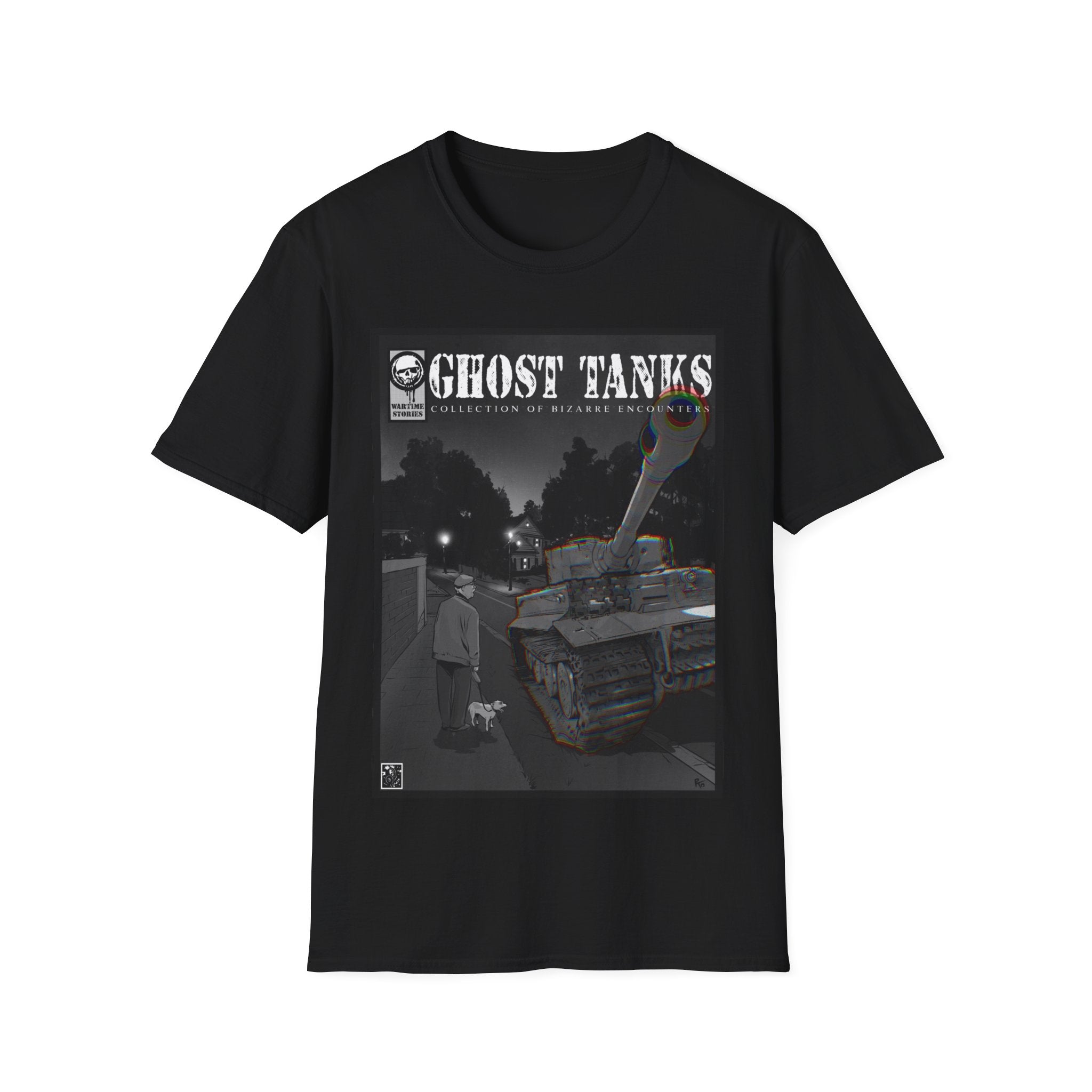 T-Shirt - Ghost Tank (Comic Book Style) – Wartime Stories Official