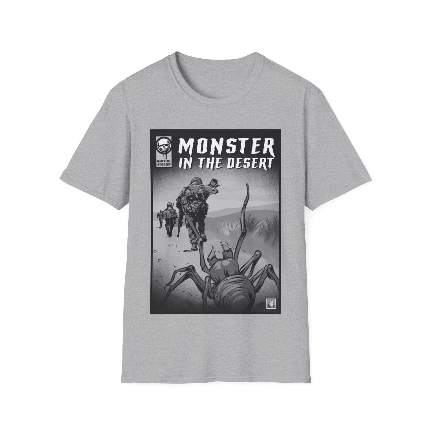 T-Shirt - Spiders - Camel Spider Attack (Comic Book Style)