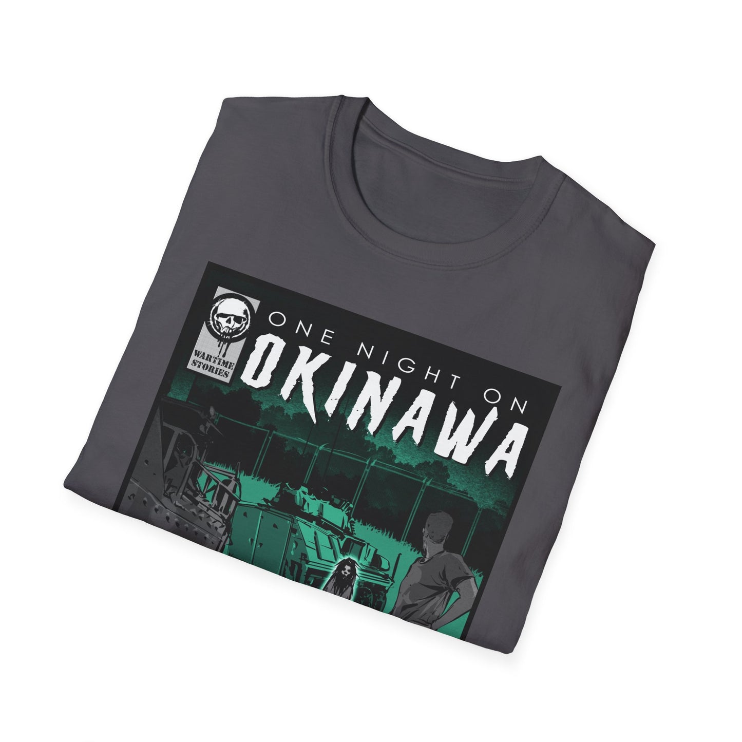 T-Shirt - Okinawa - The Girl on the Ramp (Comic Book Style)