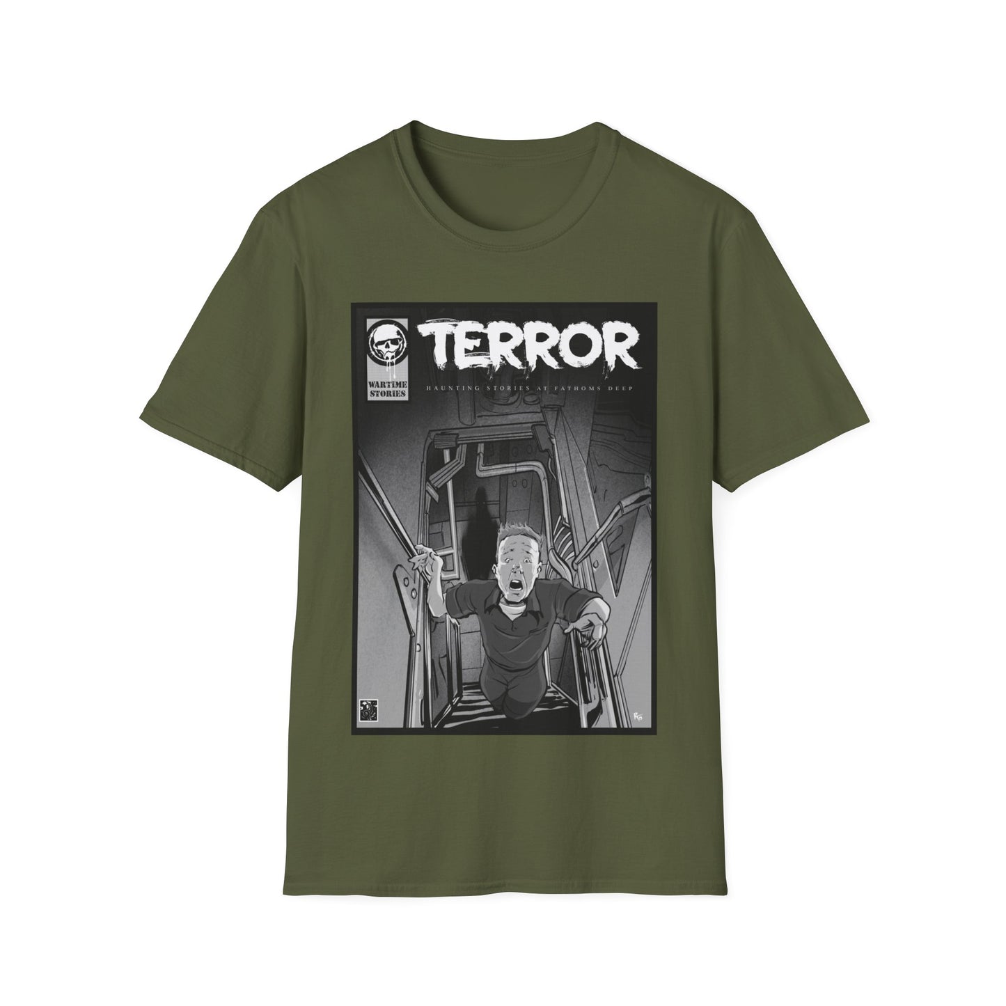 T-Shirt - Terror in the Deep - Shaft Alley (Comic Book Style)