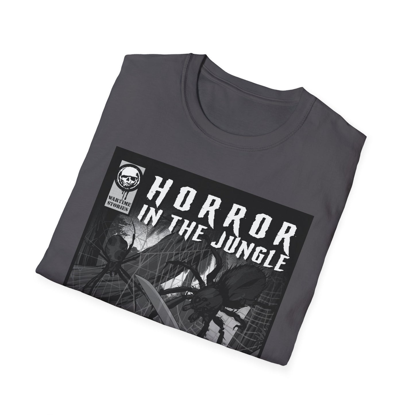 T-Shirt - Spiders - Horror in the Jungle (Comic Book Style)