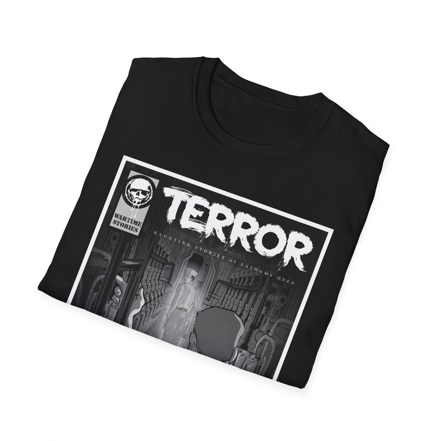 T-Shirt - Terror in the Deep - Engine Room (Comic Book Style)