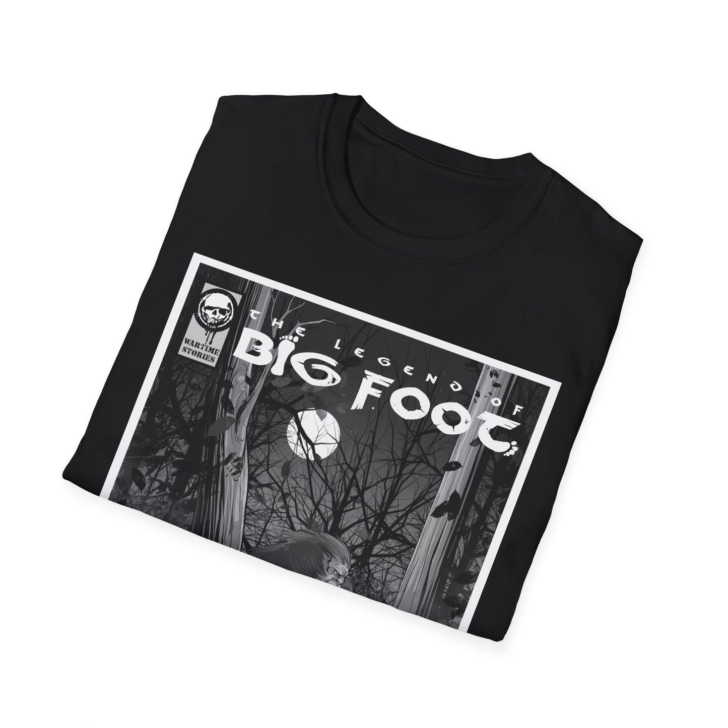 T-Shirt - Legend of Bigfoot - Shampe - (Comic Book Style)