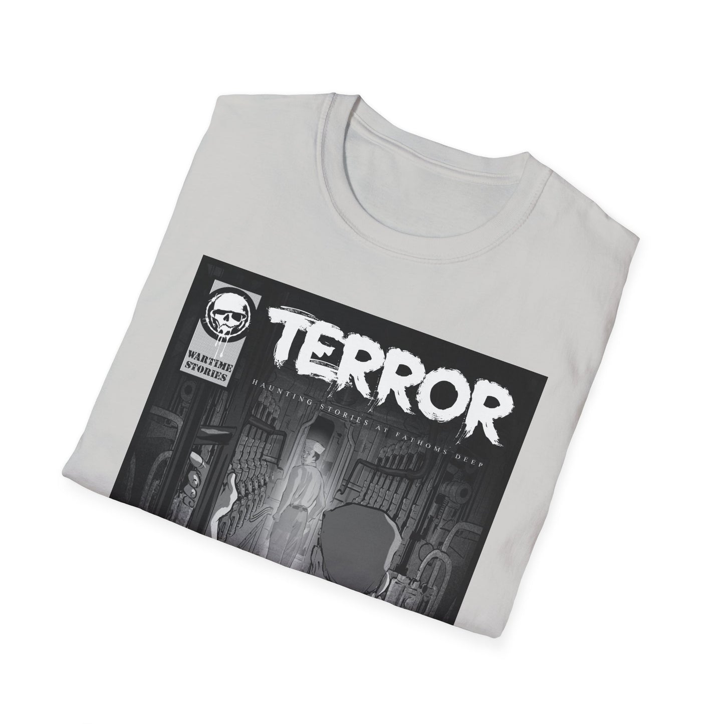 T-Shirt - Terror in the Deep - Engine Room (Comic Book Style)