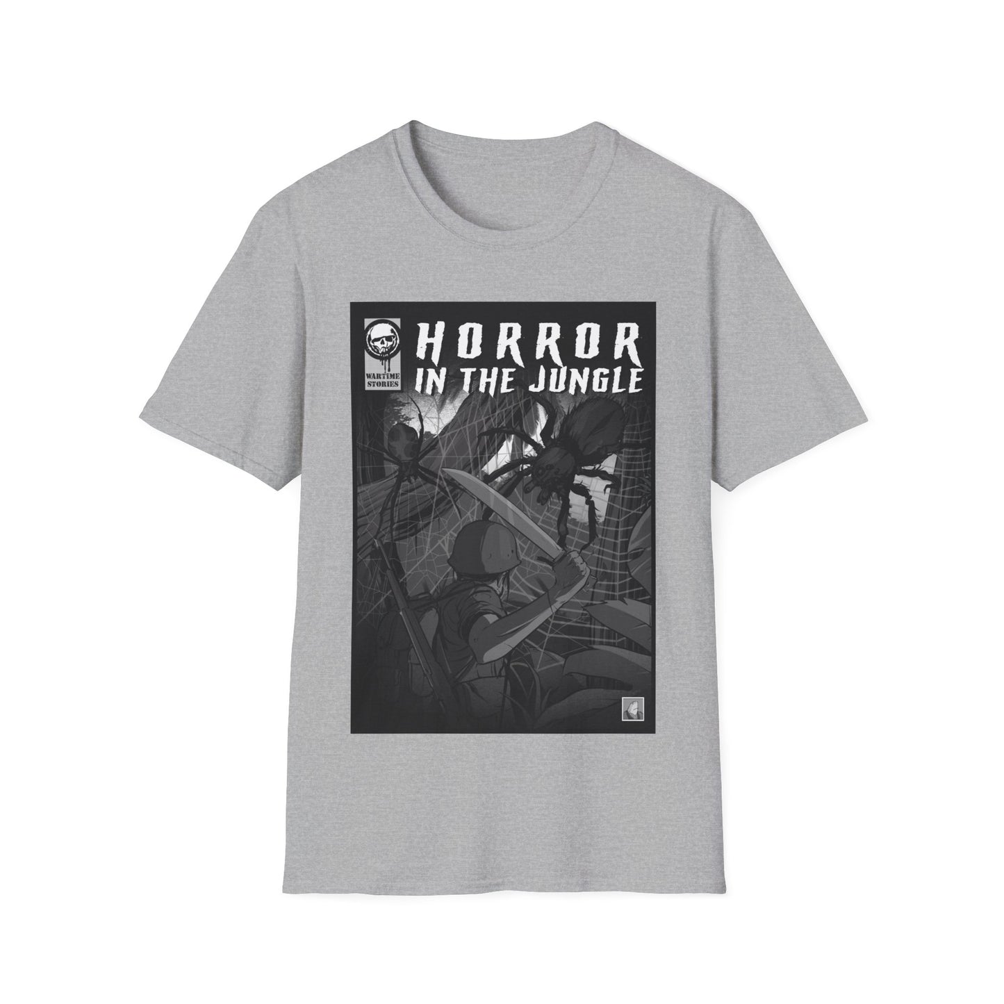 T-Shirt - Spiders - Horror in the Jungle (Comic Book Style)