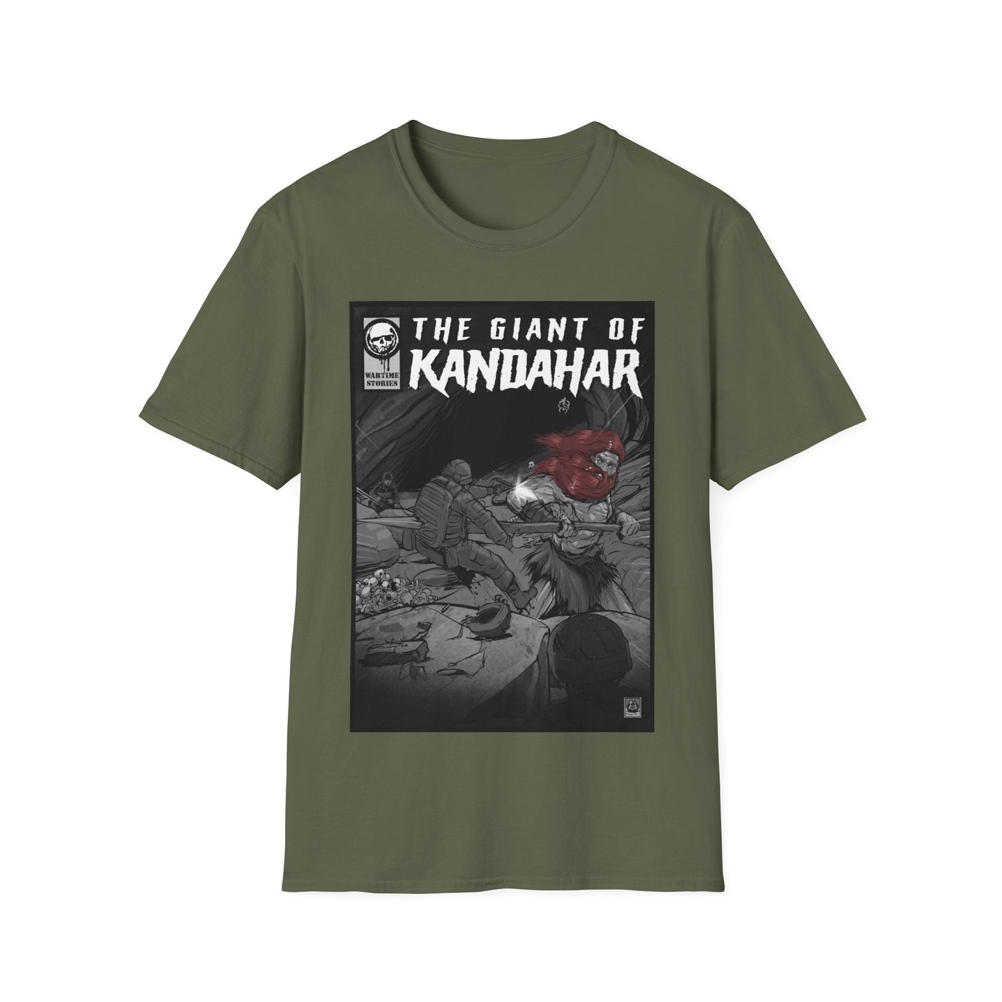 T-Shirt - Kandahar Giant - The Encounter (Comic Book Style)