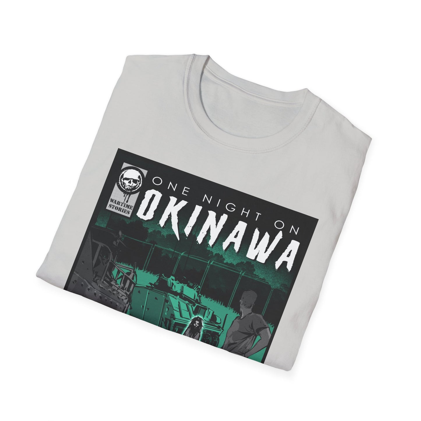 T-Shirt - Okinawa - The Girl on the Ramp (Comic Book Style)