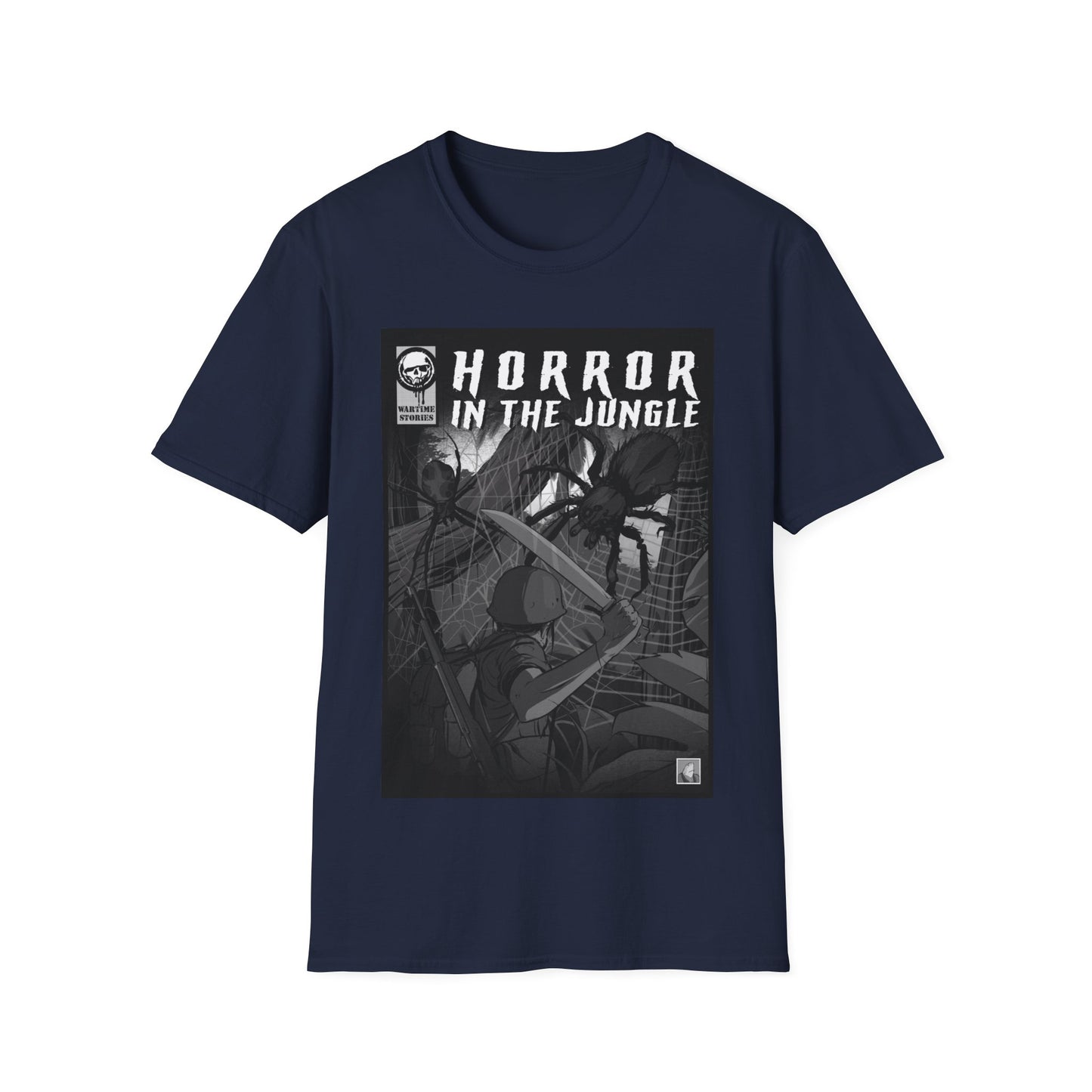 T-Shirt - Spiders - Horror in the Jungle (Comic Book Style)