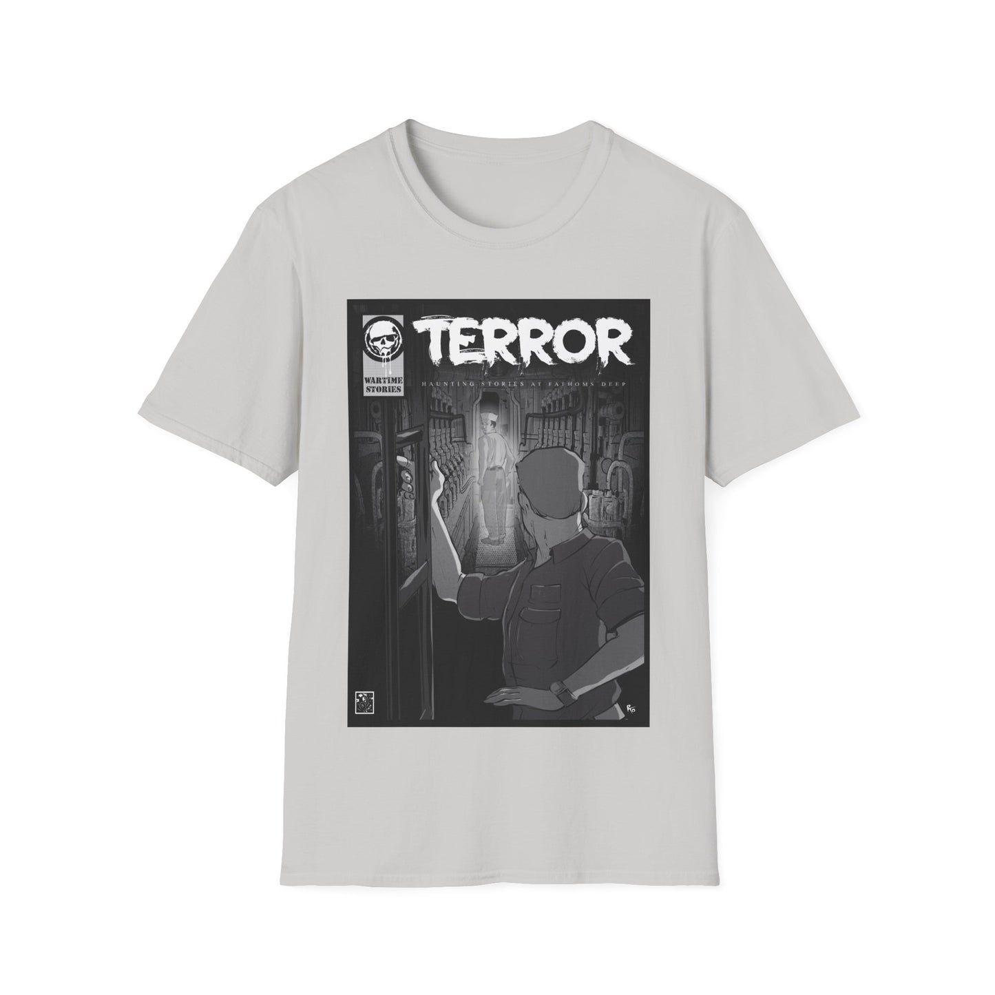 T-Shirt - Terror in the Deep - Engine Room (Comic Book Style)