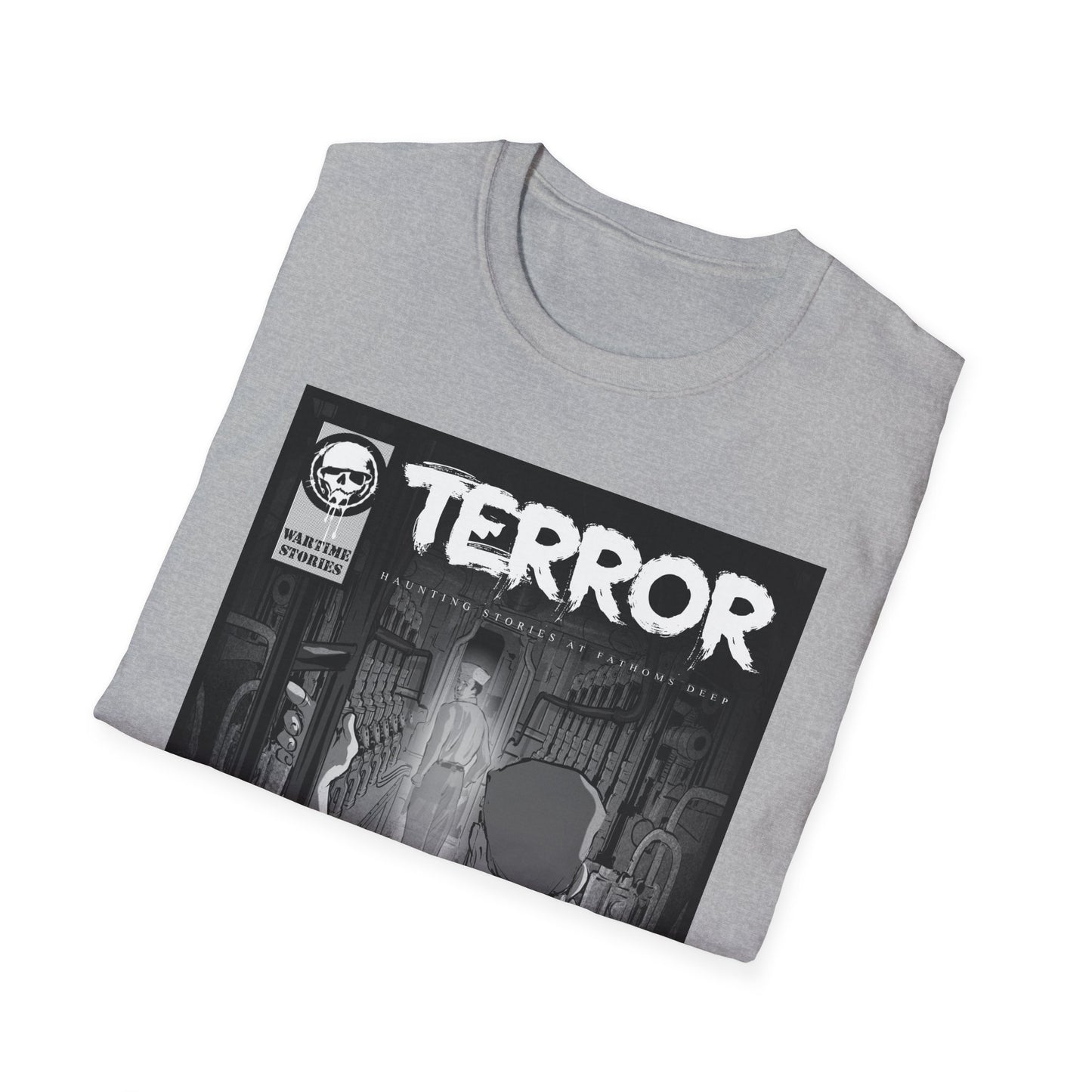 T-Shirt - Terror in the Deep - Engine Room (Comic Book Style)