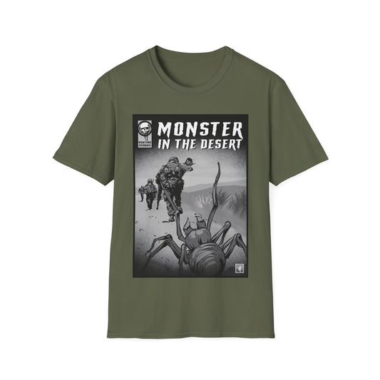 T-Shirt - Spiders - Camel Spider Attack (Comic Book Style)