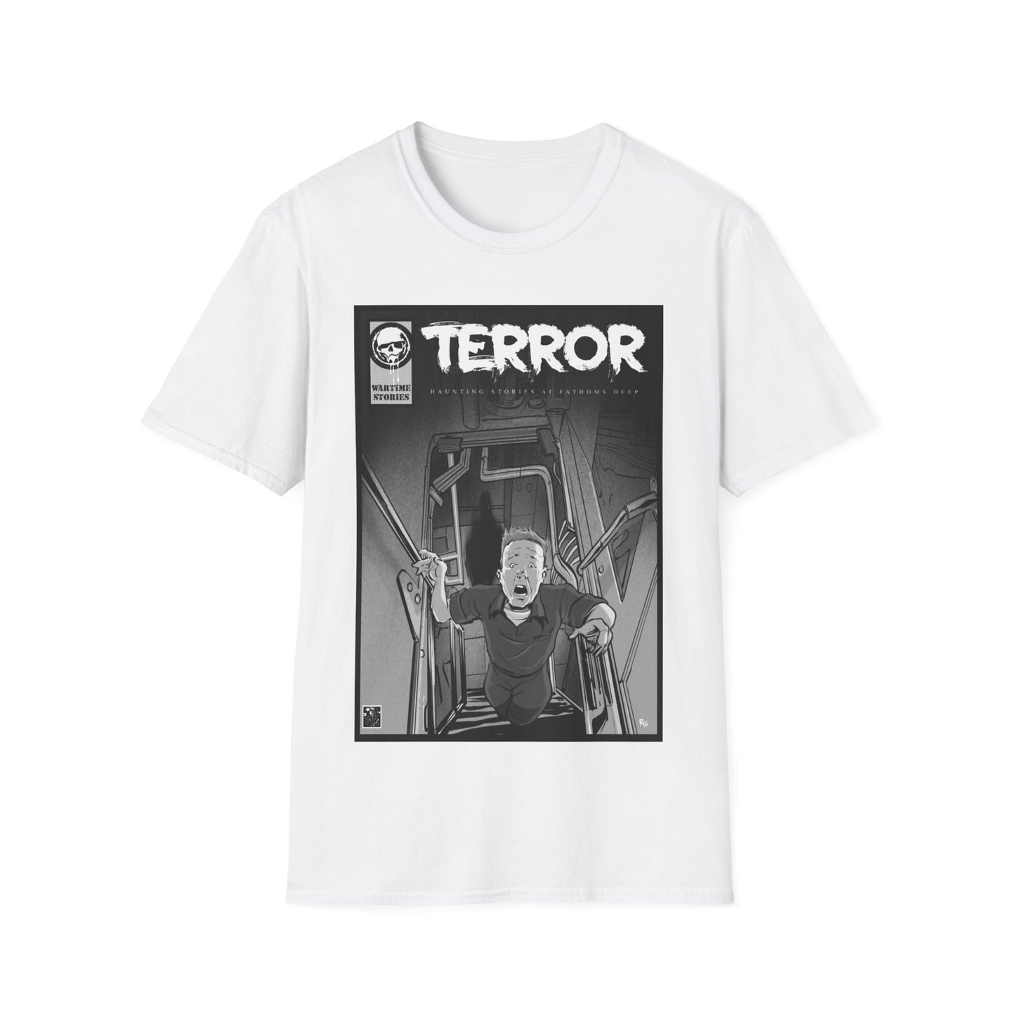 T-Shirt - Terror in the Deep - Shaft Alley (Comic Book Style)