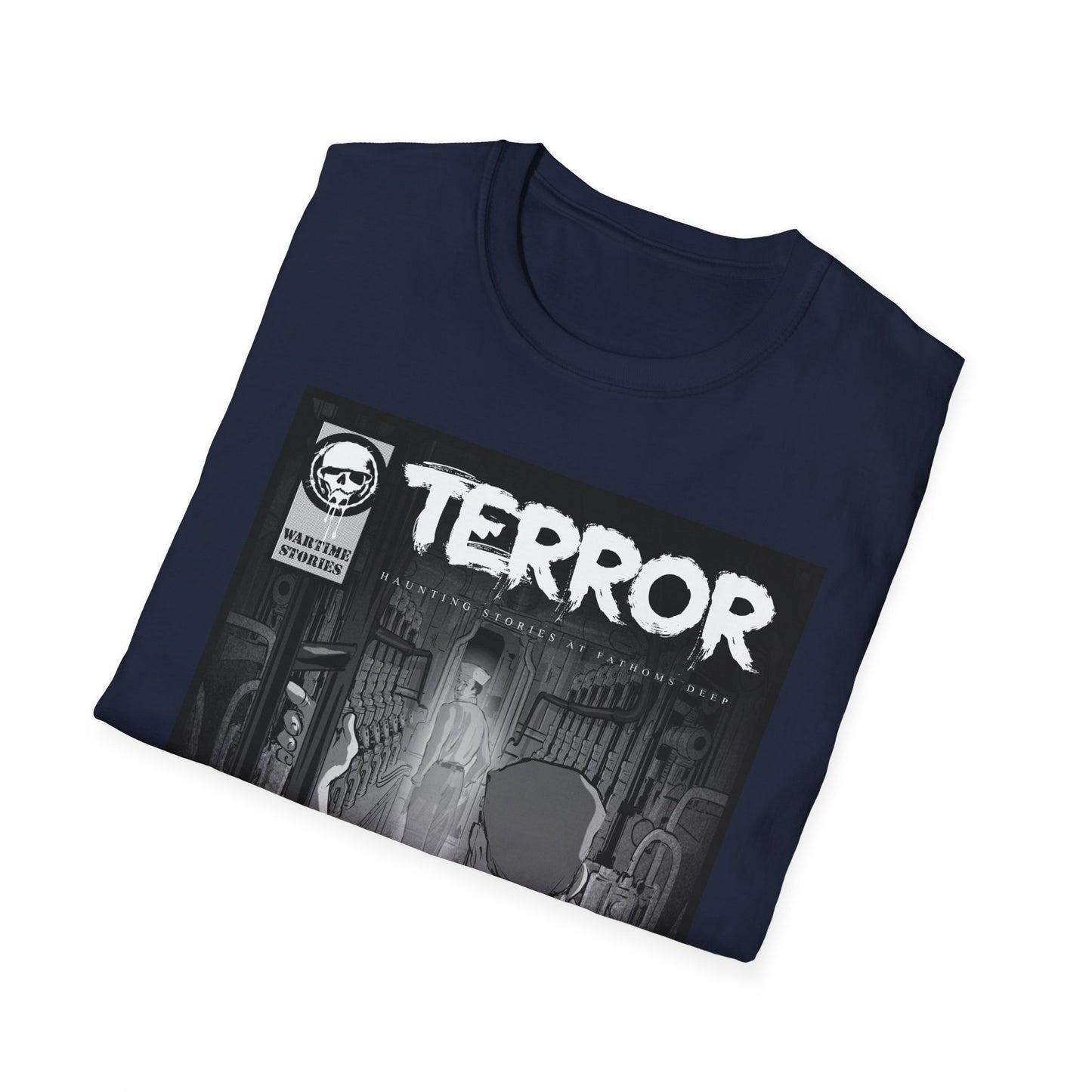 T-Shirt - Terror in the Deep - Engine Room (Comic Book Style)