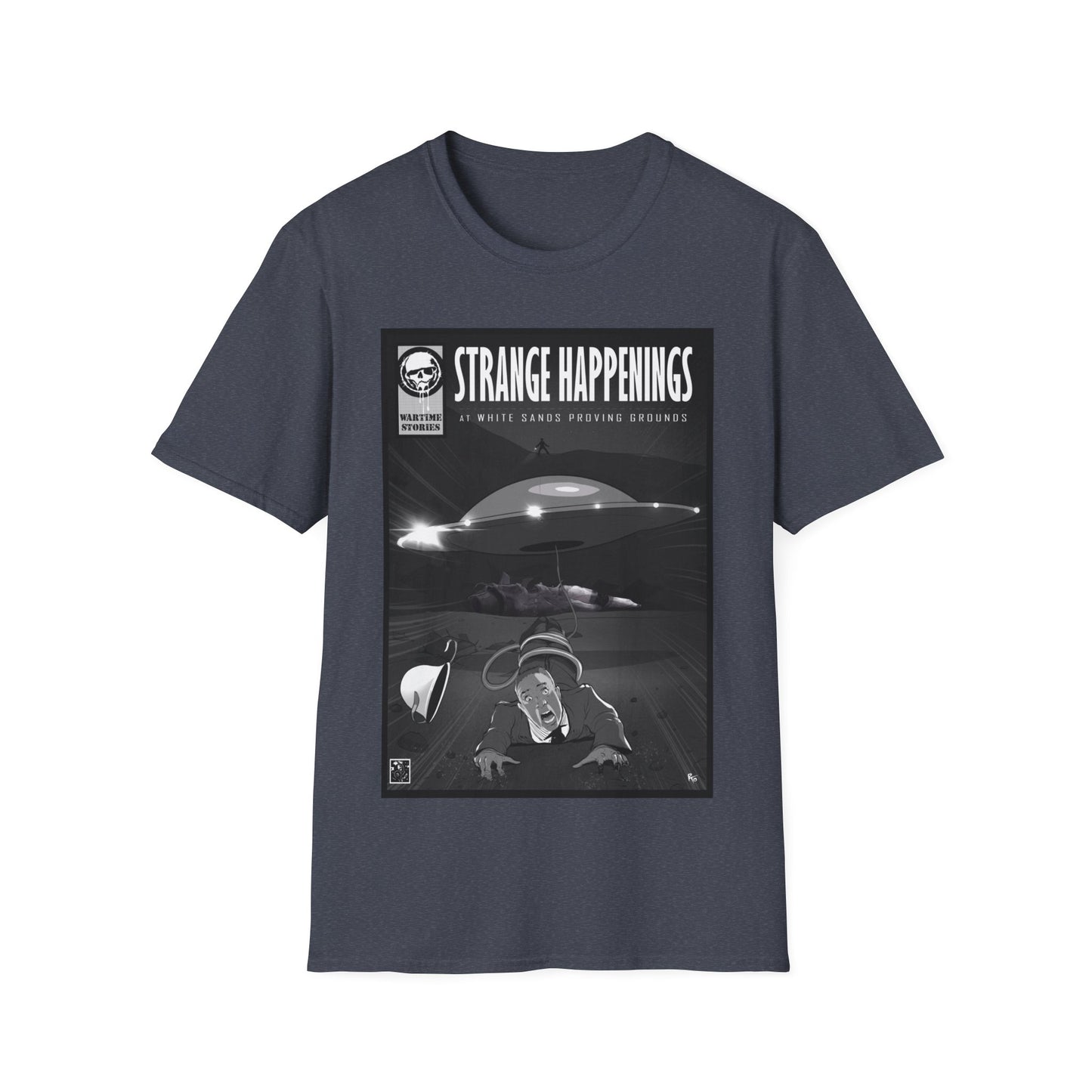 T-Shirt - White Sands Proving Grounds - Abduction (Comic Book Style)