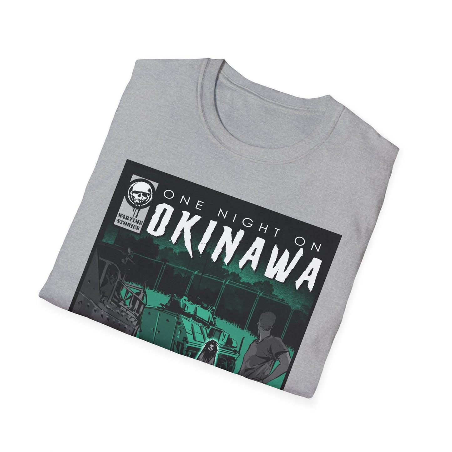 T-Shirt - Okinawa - The Girl on the Ramp (Comic Book Style)