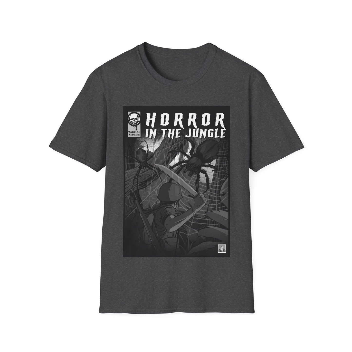 T-Shirt - Spiders - Horror in the Jungle (Comic Book Style)