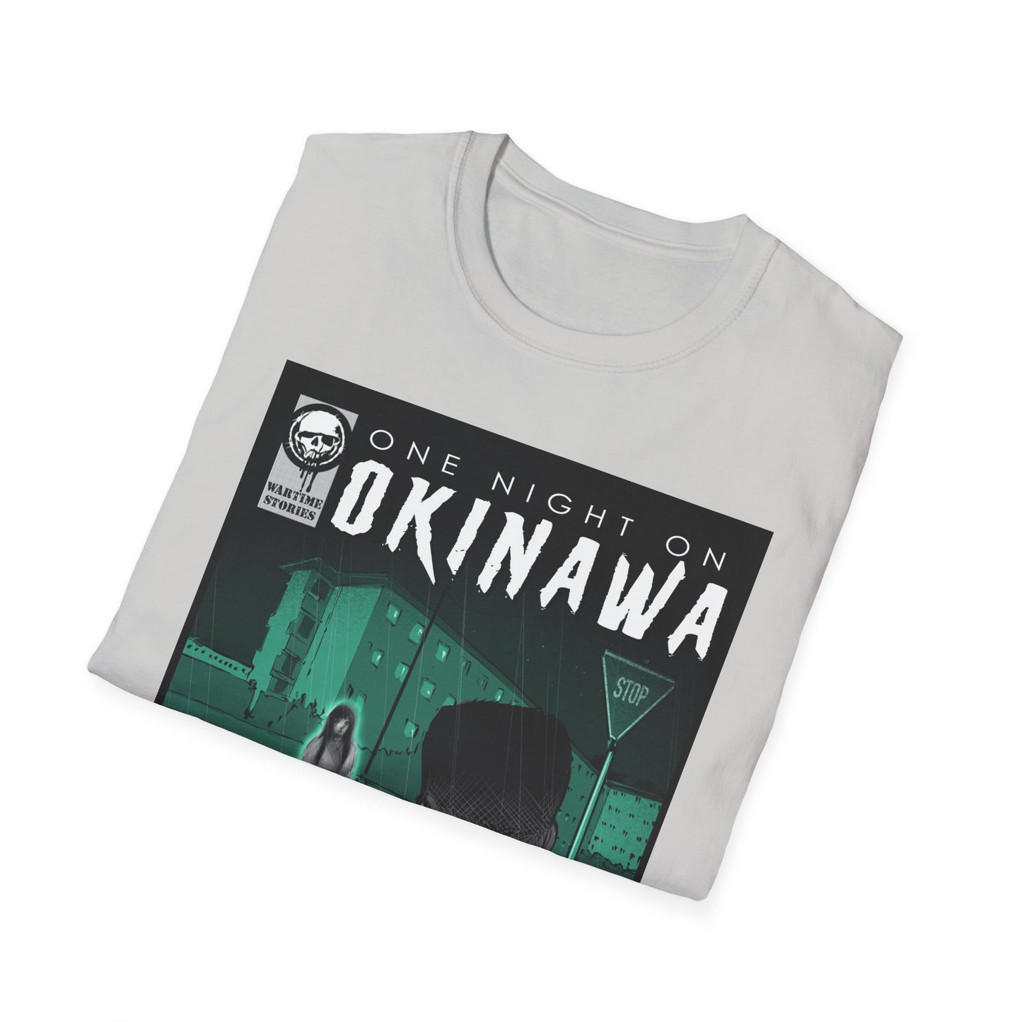 T-Shirt - Okinawa - The Girl at the Barracks (Comic Book Style)