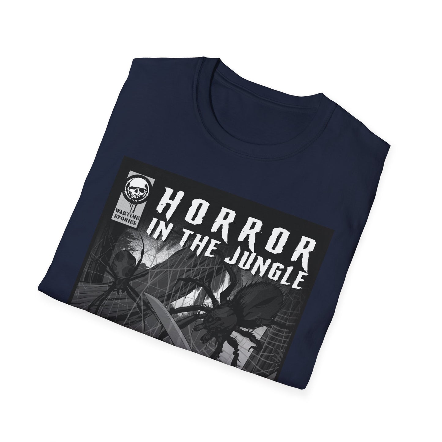 T-Shirt - Spiders - Horror in the Jungle (Comic Book Style)