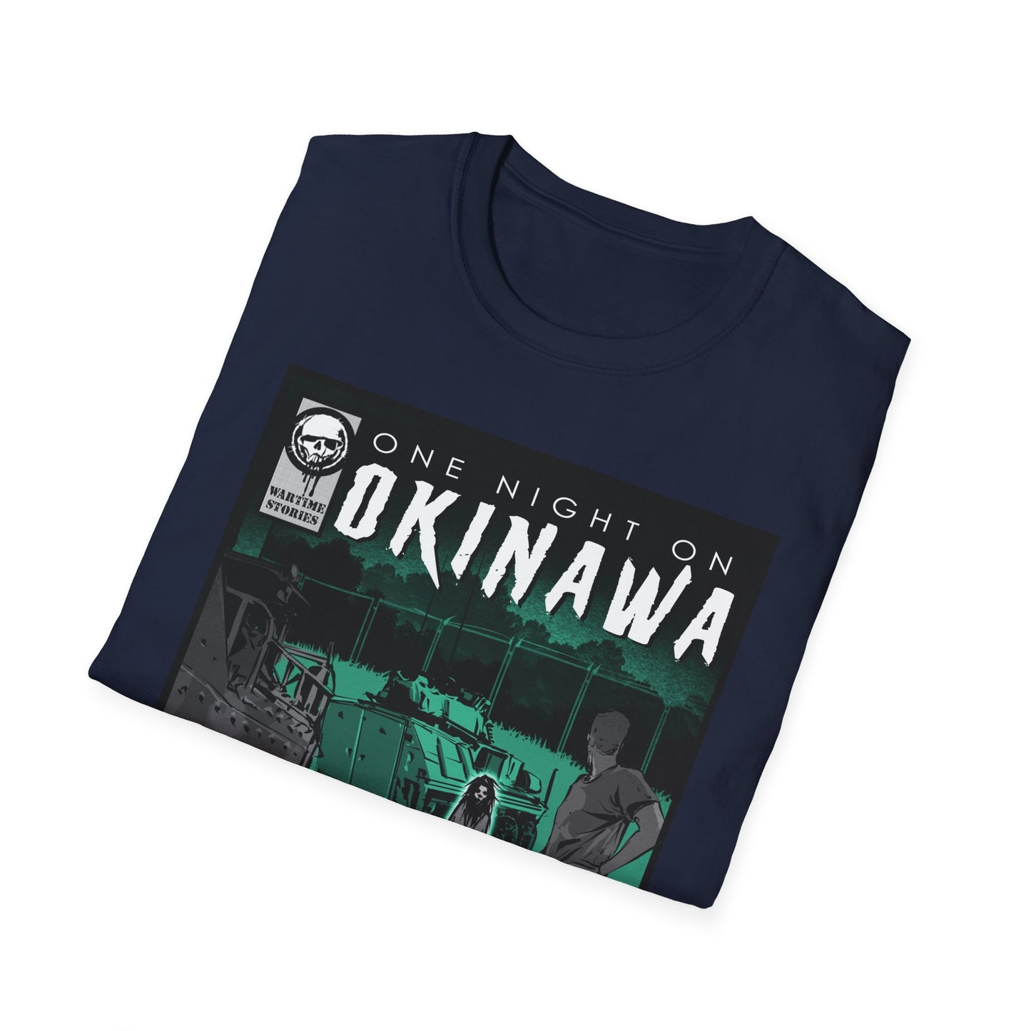 T-Shirt - Okinawa - The Girl on the Ramp (Comic Book Style)