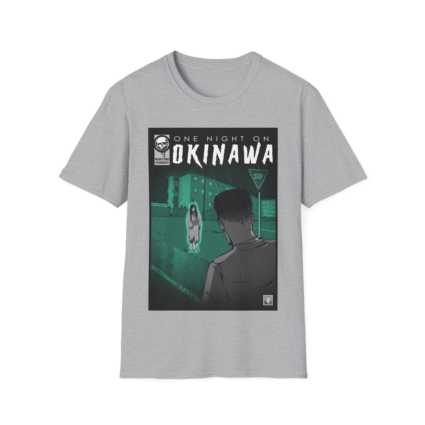 T-Shirt - Okinawa - The Girl at the Barracks (Comic Book Style)