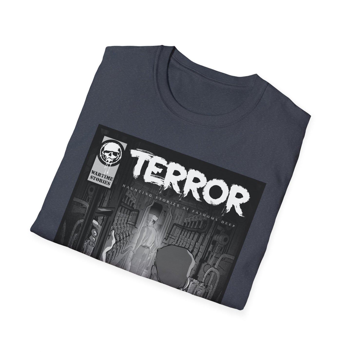 T-Shirt - Terror in the Deep - Engine Room (Comic Book Style)