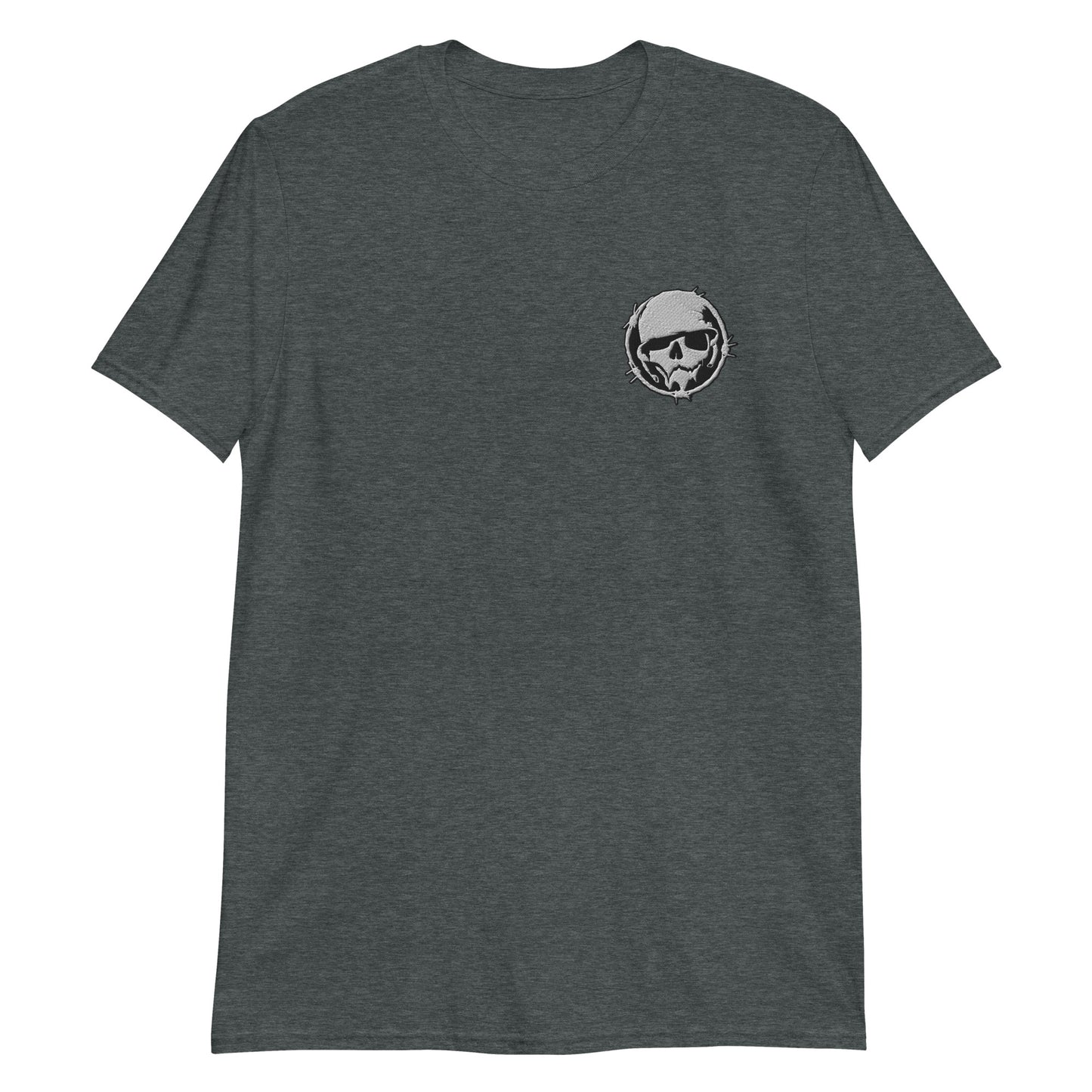 Logo T-Shirt  - Combat Skully Emblem (Embroidered)